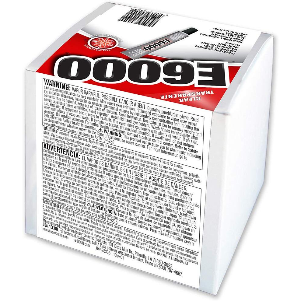 E6000 230450 Craft Adhesive  0.18 Fl Oz  50 Piece Box