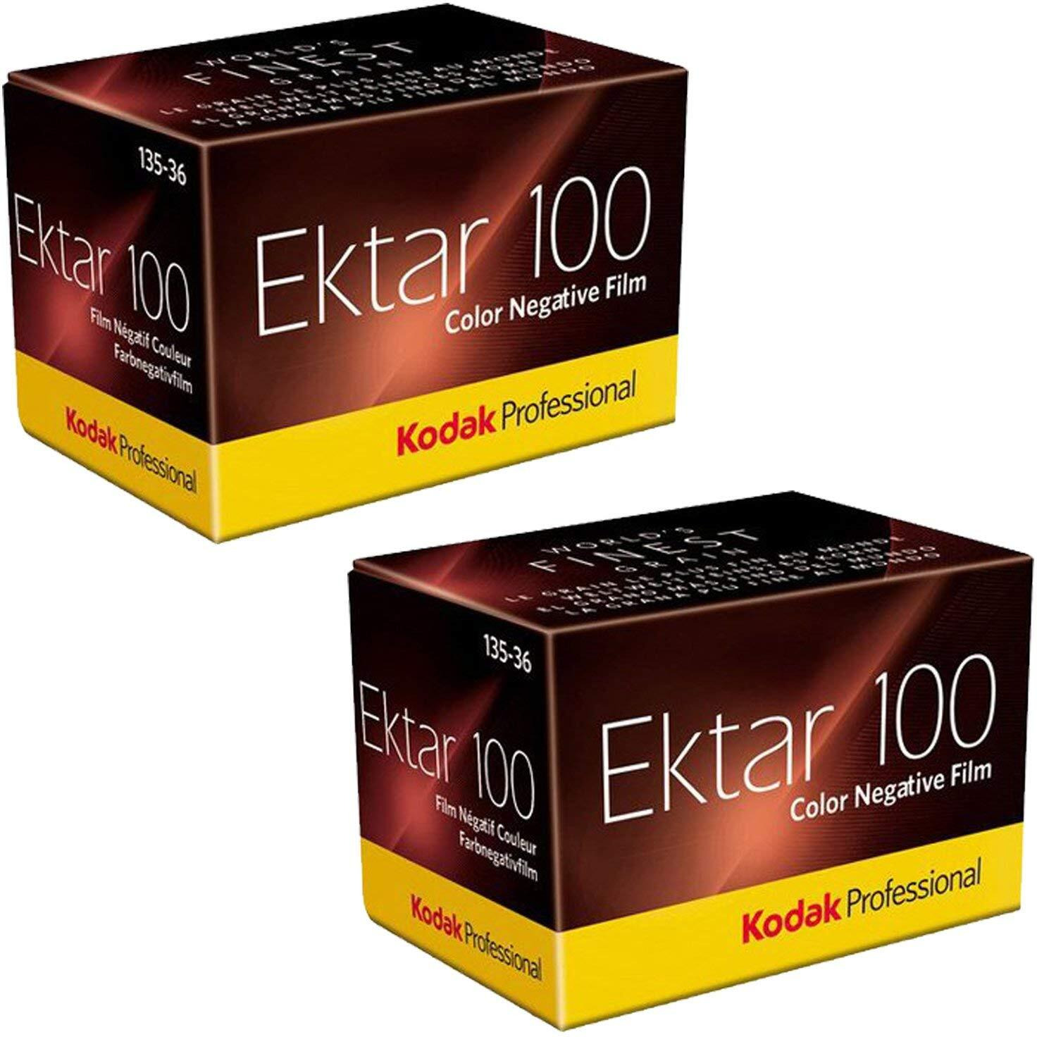 Kodak Ektar 100 Professional Iso 100  35Mm  36 Exposures  Color Negative Film (Pack Of 2)