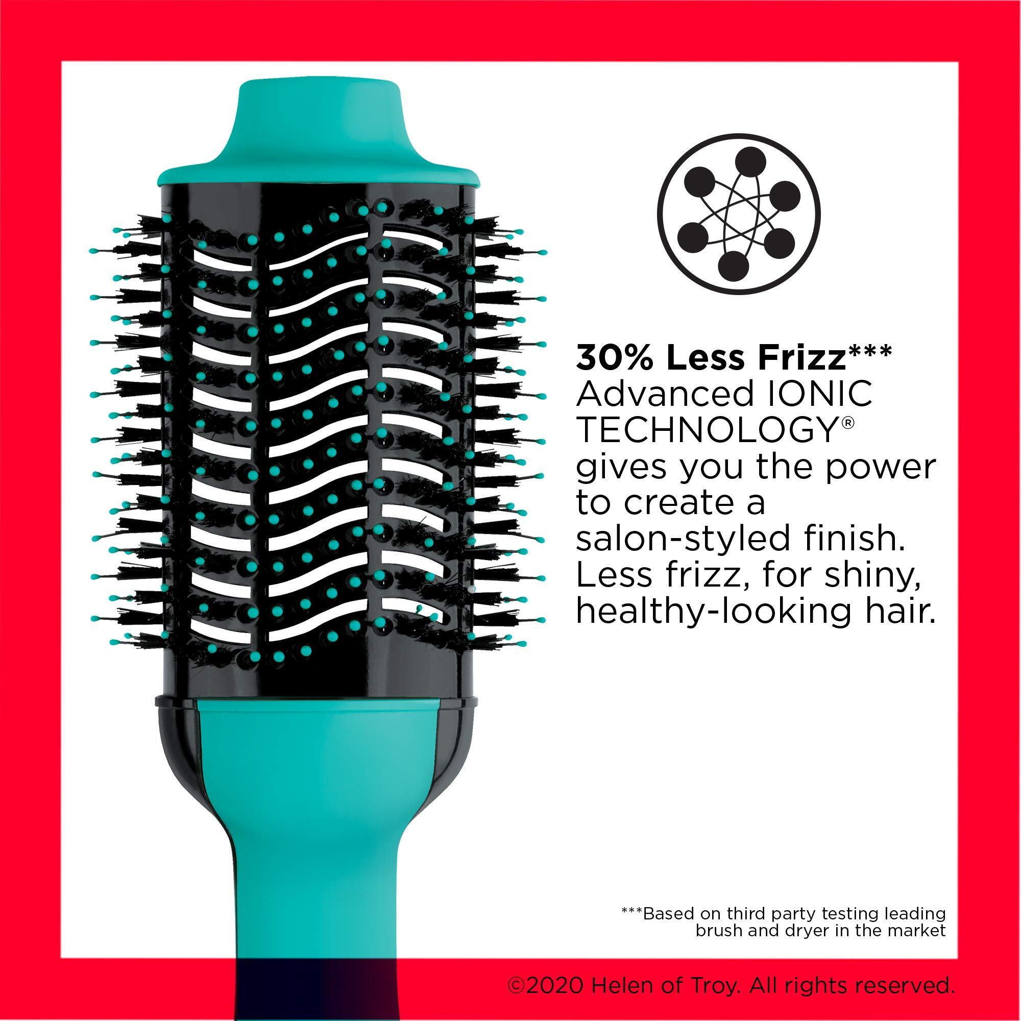 Revlon One-Step Volumizer Original 1.0 Hair Dryer And Hot Air Brush  Teal