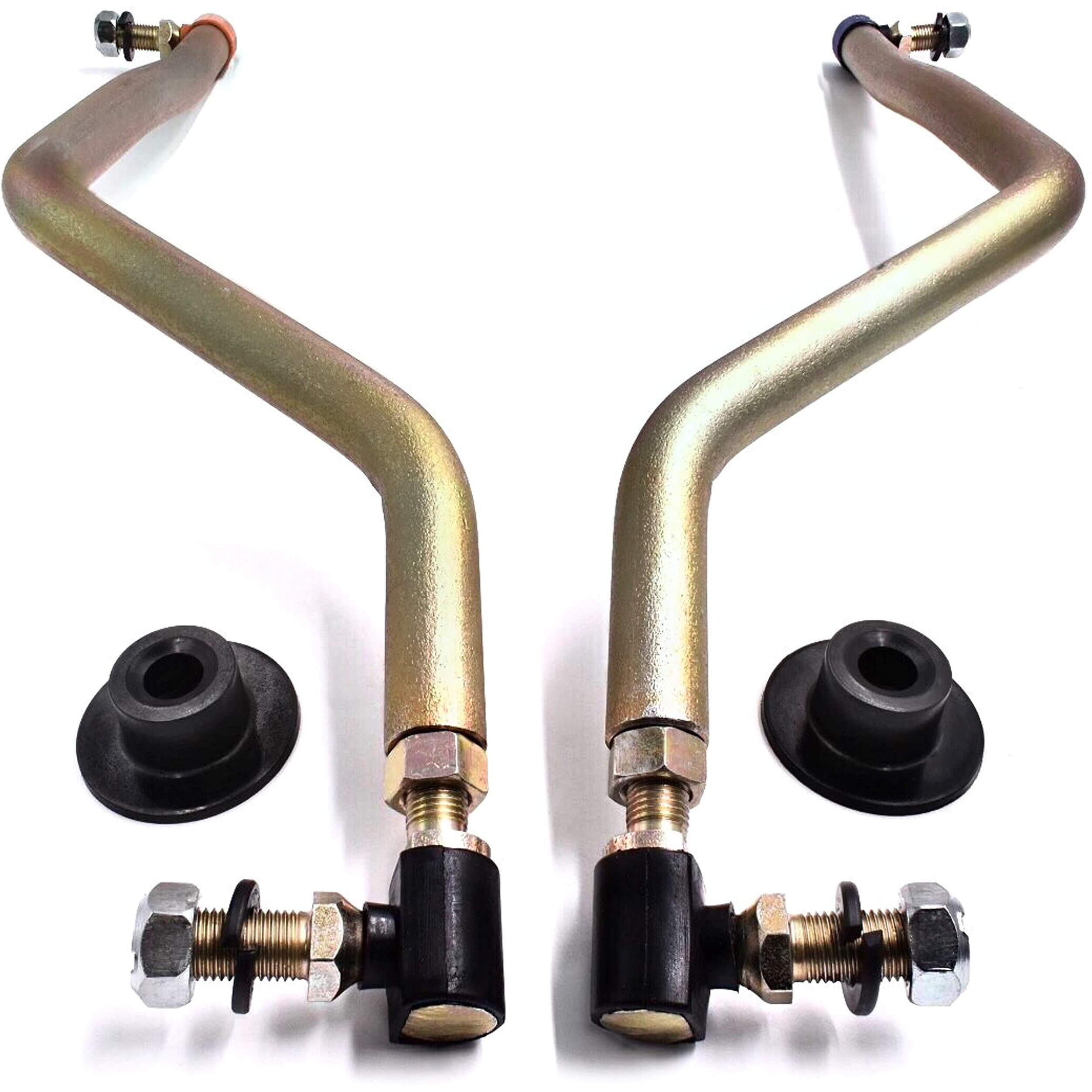 Hd Switch - Adjustable Lh/Rh Steering Drag Link Set Fits 436884 & 436885 Husqvarna Craftsman Ayp Poulan Pro Jonsered Redmax  Fits 532436884 & 532436885  583513301 & 583513401 +Plus 2 Sector Gear Caps