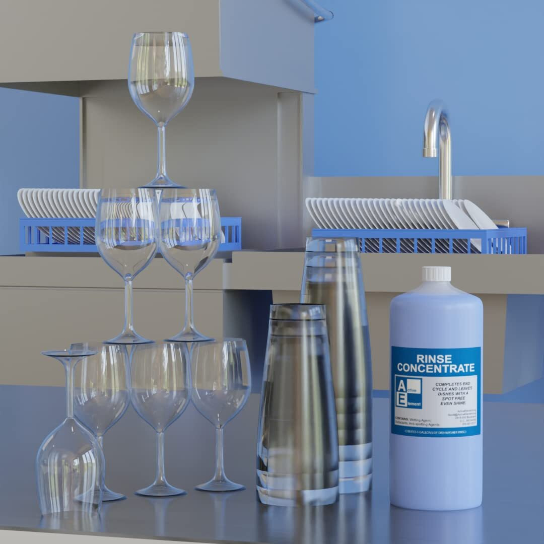 Active Element Commercial Dishwasher Rinse  Makes One 5-Gallon Pail  Commercial-Grade (Count 1)