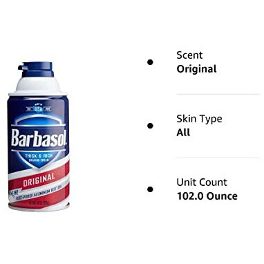 Barbasol Thick And Rich Shaving Cream  Original 10 Oz (Pack Of 2)