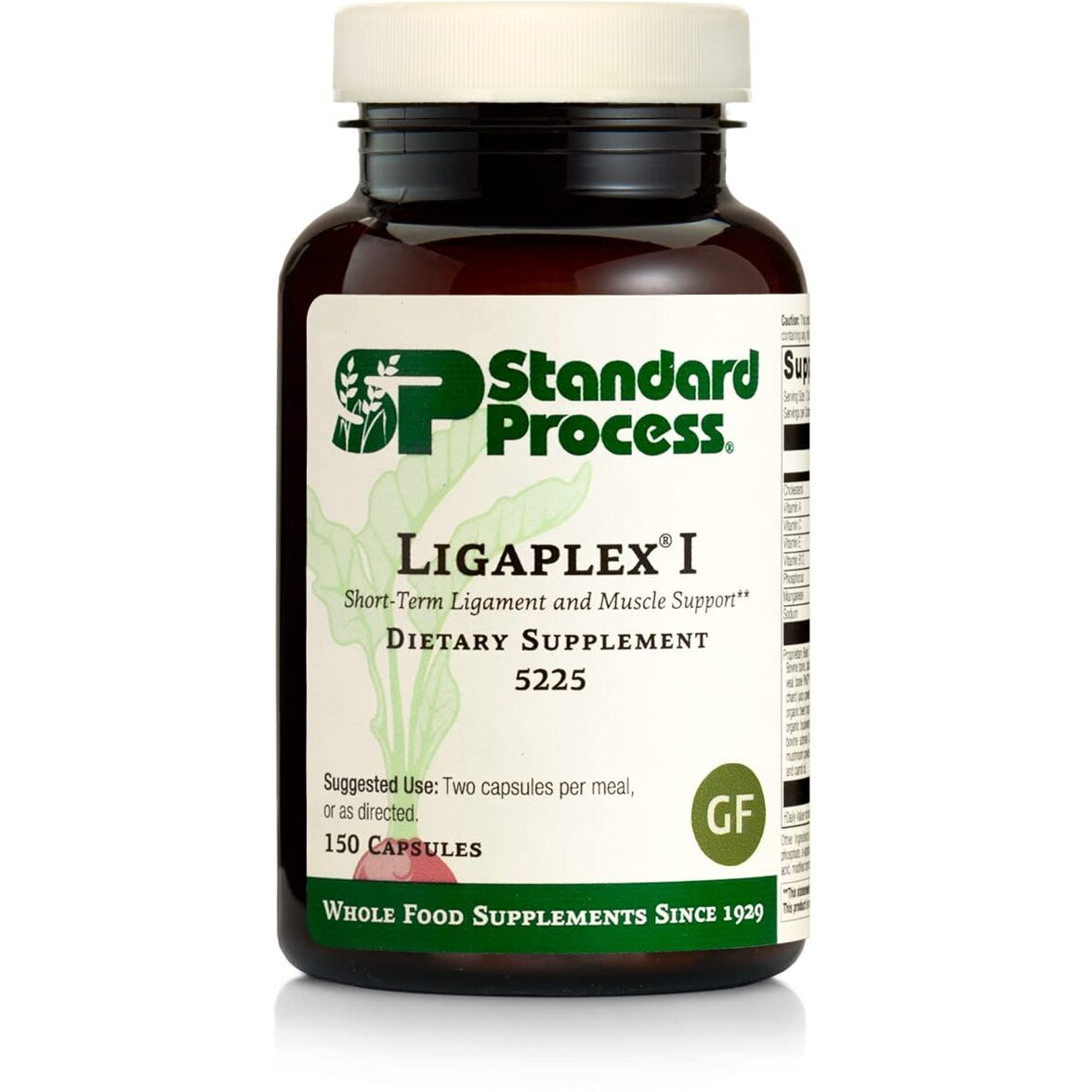 Standard Process Ligaplex I - Whole Food Supplement  Manganese Supplement  Bone Health And Bone Strength  Joint Support With Phosphorus  Shitake  Calcium Lactate  Beet Root And More - 150 Capsules