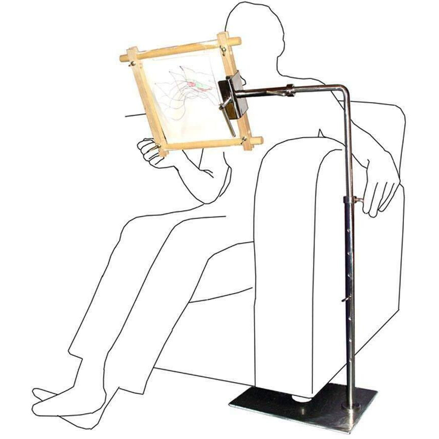 Lowery Workstand With Side Clamp - Powder Coated Silver Grey