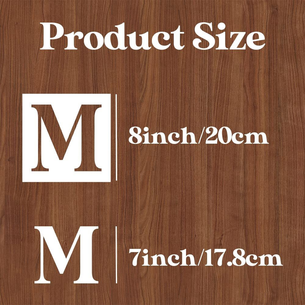 8 Inch Large Letter Stencils Alphabet Stencils For Painting On Wood  Stencil Letters Numbers Stencils For Wood Wall Signs Porch Diy Crafts