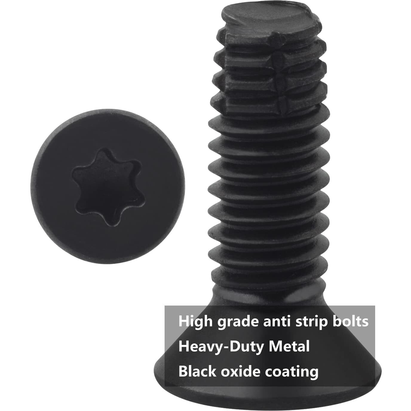 Torx Screws Bolts For Jeep Wrangler Cj Yj Lj Tj 1976-2006 Replacement For Doors  Windshield Roll Bar Tailgate And Soft-Top Torx (Pack Of 20)