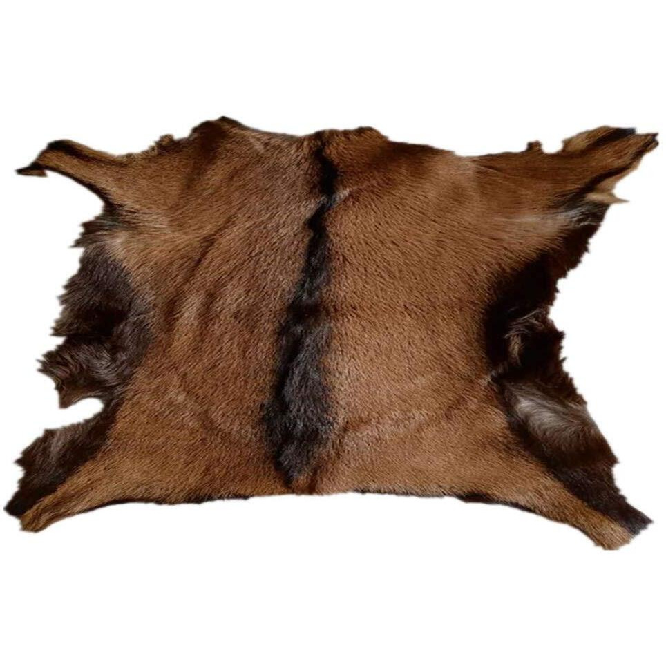 Real Antelope Goat Hide Fur Skin Pelt Fur Sheepskin Leather Fur Skin Clothing Accessories 1Pcs (Approx 16"&quotX20"")