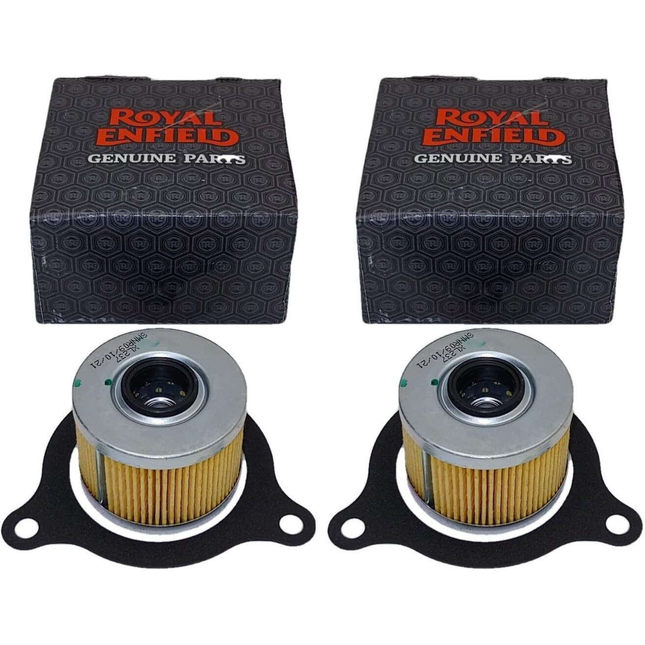 2 Royal Enfield Brand Oem Himalayan & Scram 411 Motorcycle Oil Filters And Seals 88864 Re Housing Gasket. Jl Missouri Parts & Misc.