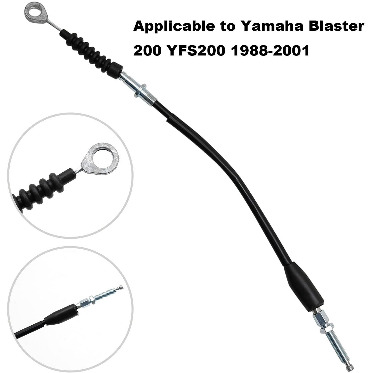 Vkinman Replacement Rear Brake Cable Kit For Yamaha Blaster 200 Yfs200 1988-2001