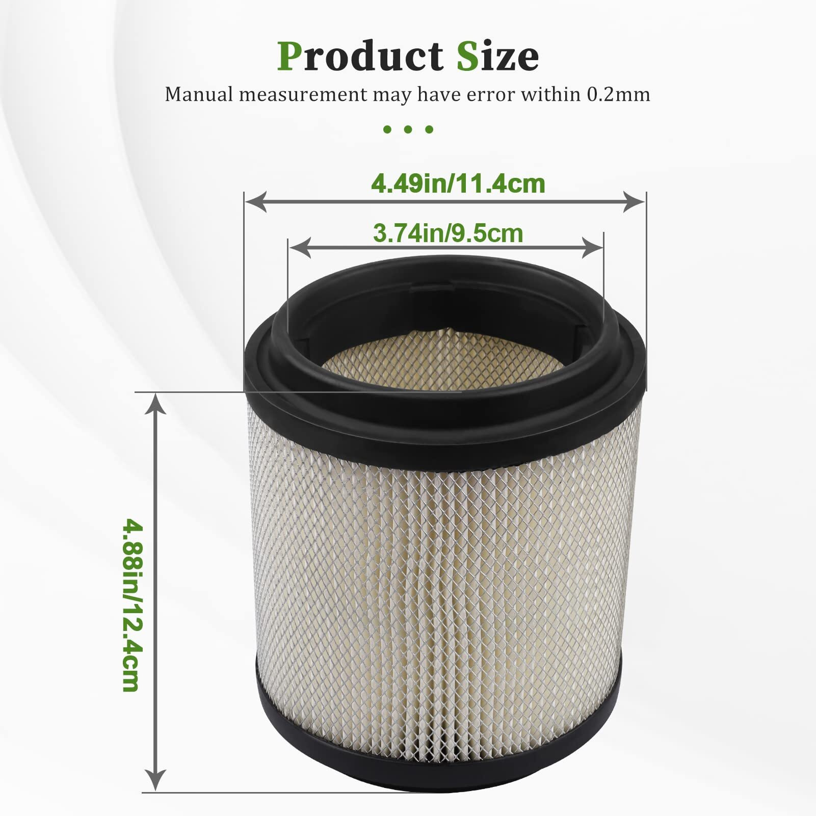 Air Filter 7080369 Replacement For Polaris Sportsman 400 400L 4X4 Big Boss 250 300 350L 400L 6X6 Trail Boss 250 250R 350L Xplorer 300 400 Xpress 300 400L