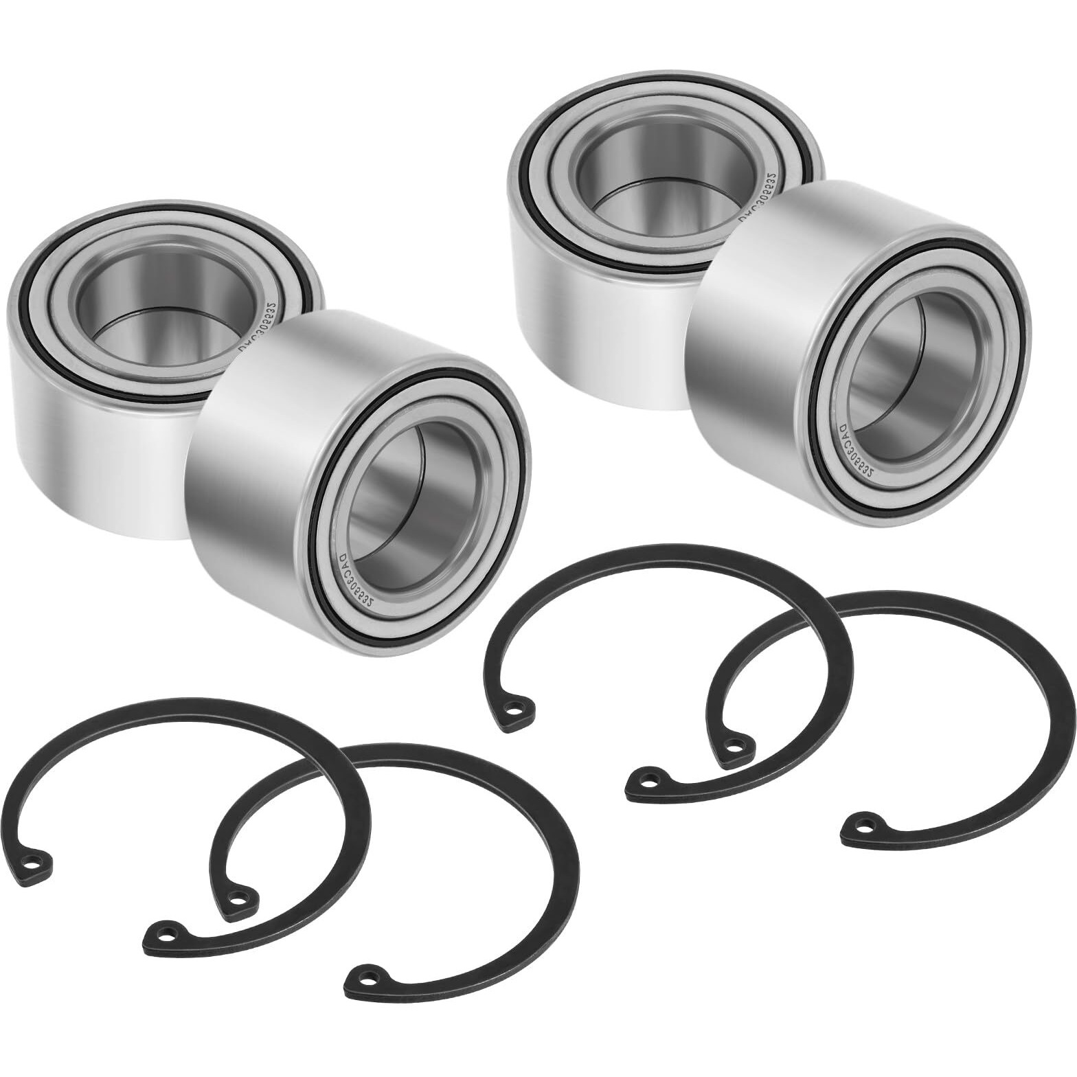 Front & Rear Heavy Duty Wheel Bearing Kit For Yamaha Grizzly 700 660 550 Kodiak 700 450