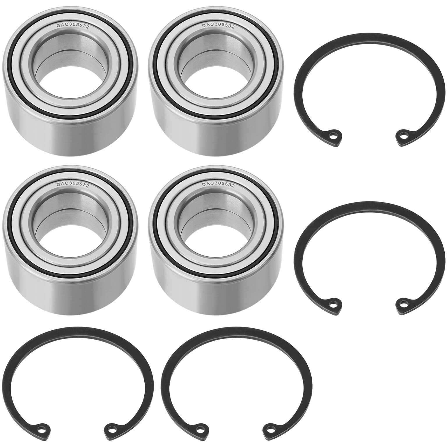 Front & Rear Heavy Duty Wheel Bearing Kit For Yamaha Grizzly 700 660 550 Kodiak 700 450