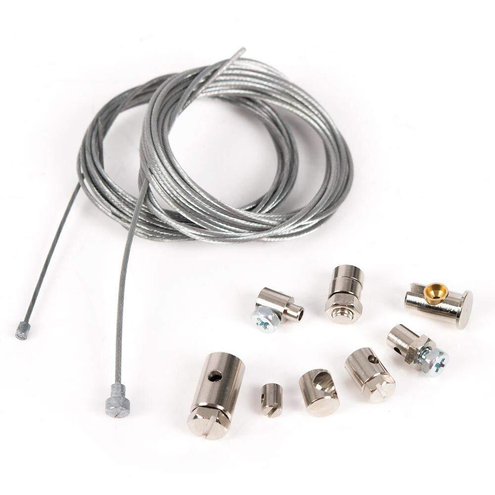 Kiwav Universal Motorcycle Emergency Throttle Clutch Brake Cable Repair Kit Compatible For Honda Yamaha Kawasaki Suzuki Motorcycle Atv Motorcross Bicycle Scooter Bike - Essential For Long Rides