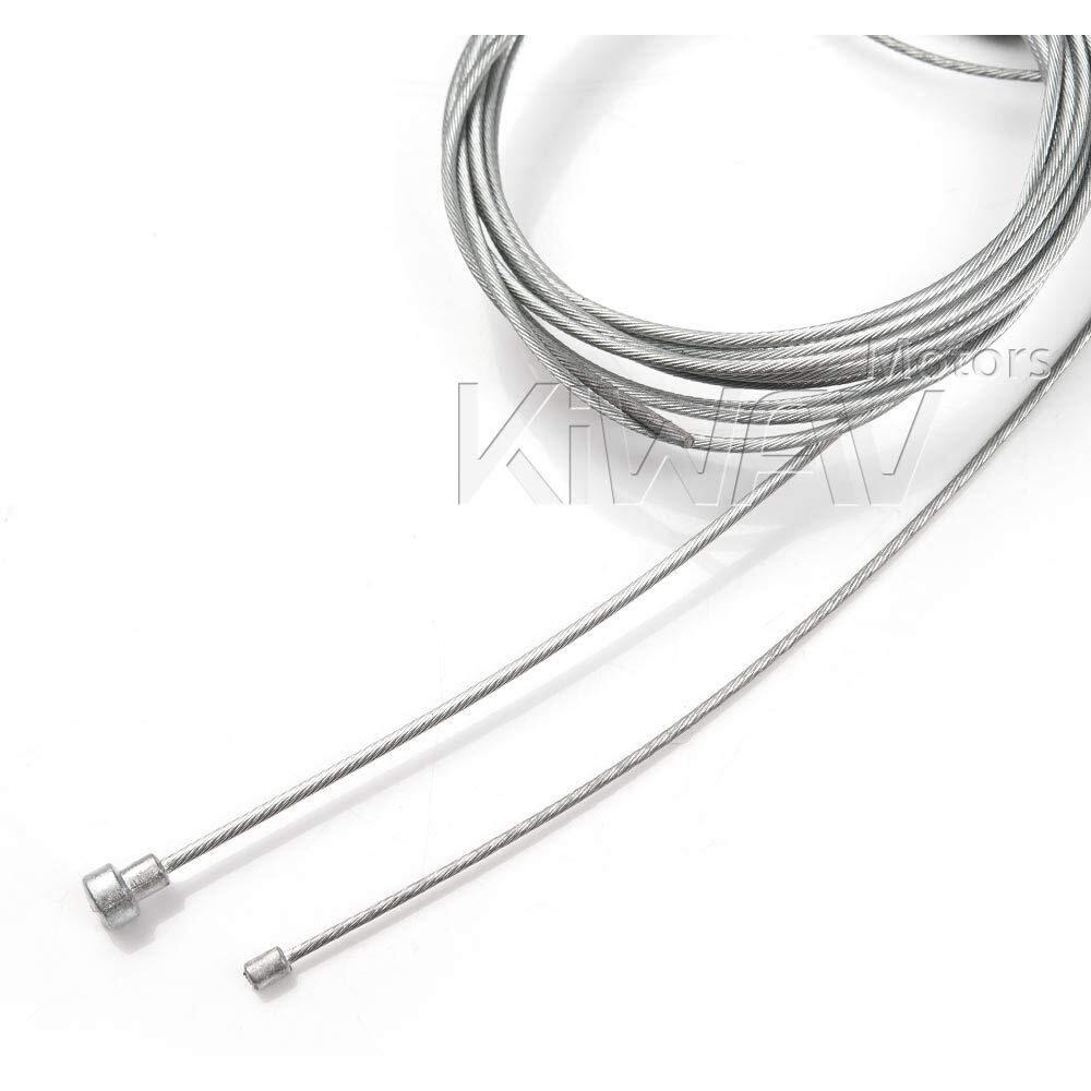 Kiwav Universal Motorcycle Emergency Throttle Clutch Brake Cable Repair Kit Compatible For Honda Yamaha Kawasaki Suzuki Motorcycle Atv Motorcross Bicycle Scooter Bike - Essential For Long Rides