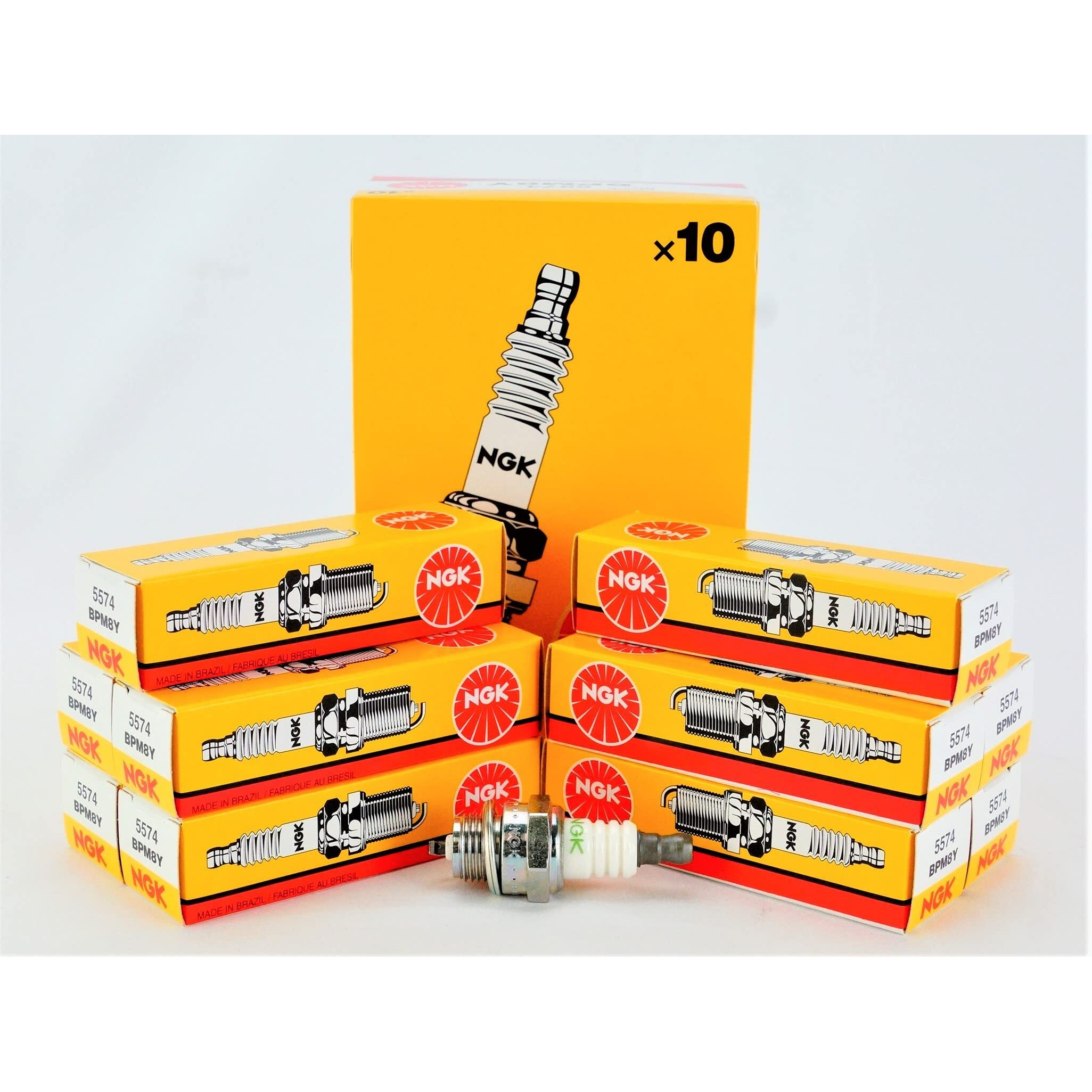 Ngk 5574 Standard Spark Plug - Bpm8Y  10 Pack