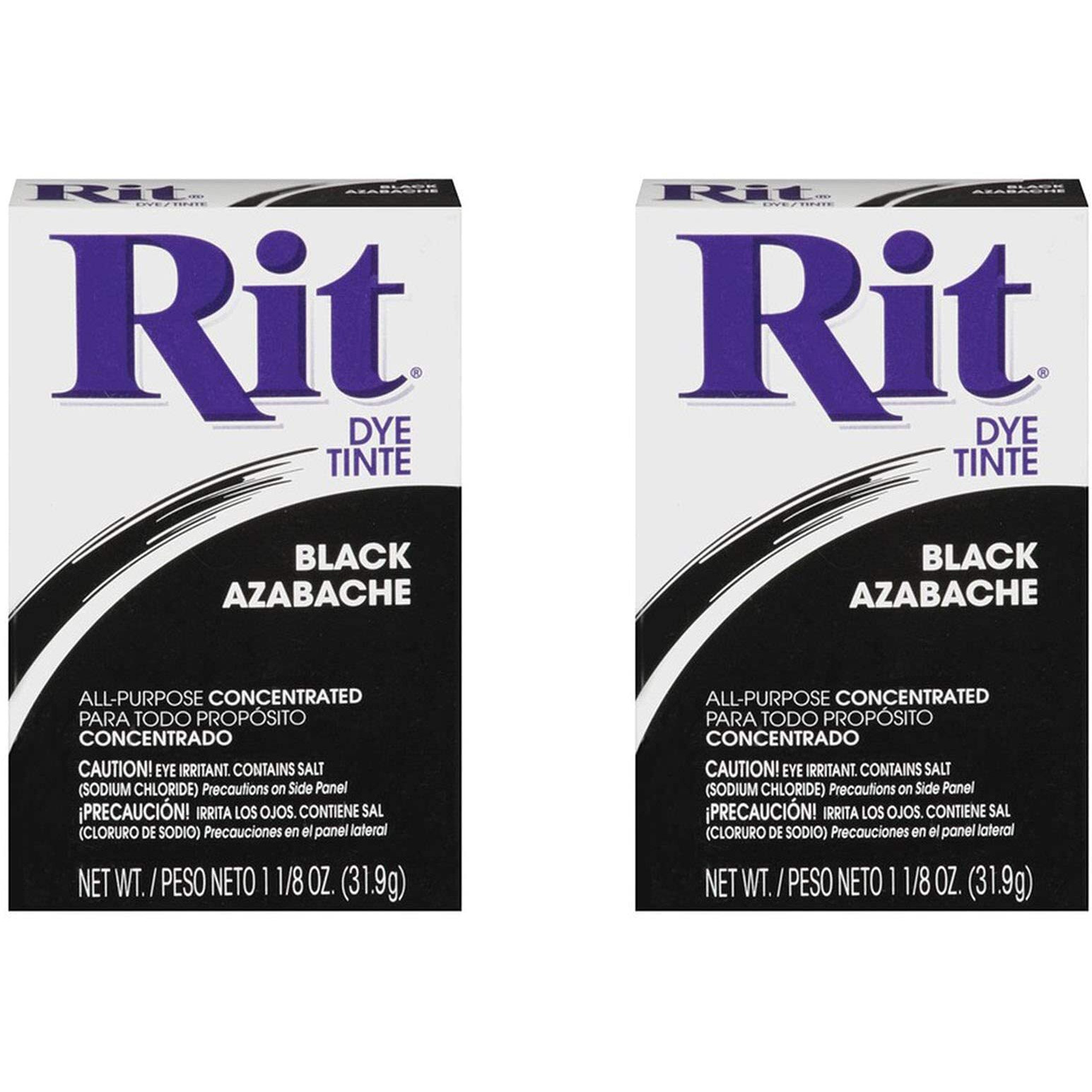 Rit All-Purpose Powder Dye  Black (2 Pack)