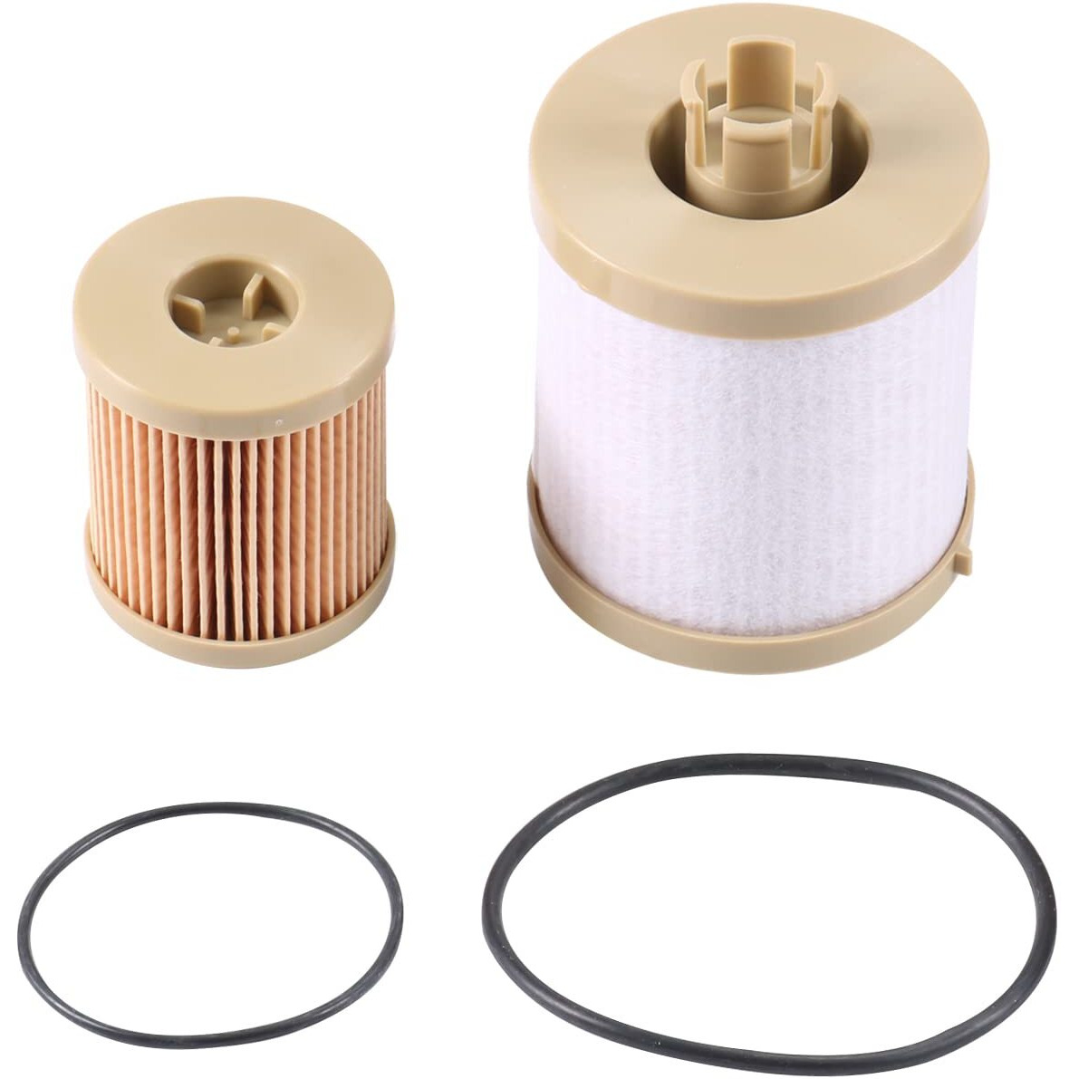 Fd4616 Diesel Fuel Filter Replacement For 2003-2007 Ford 6.0L F250 F350 F450 F550 Super Duty 2003-2005 Excursion Powerstroke Includes Lower Lifter Pump Filter And Upper Fuel Bowl Filter 3C3Z9N184Cb