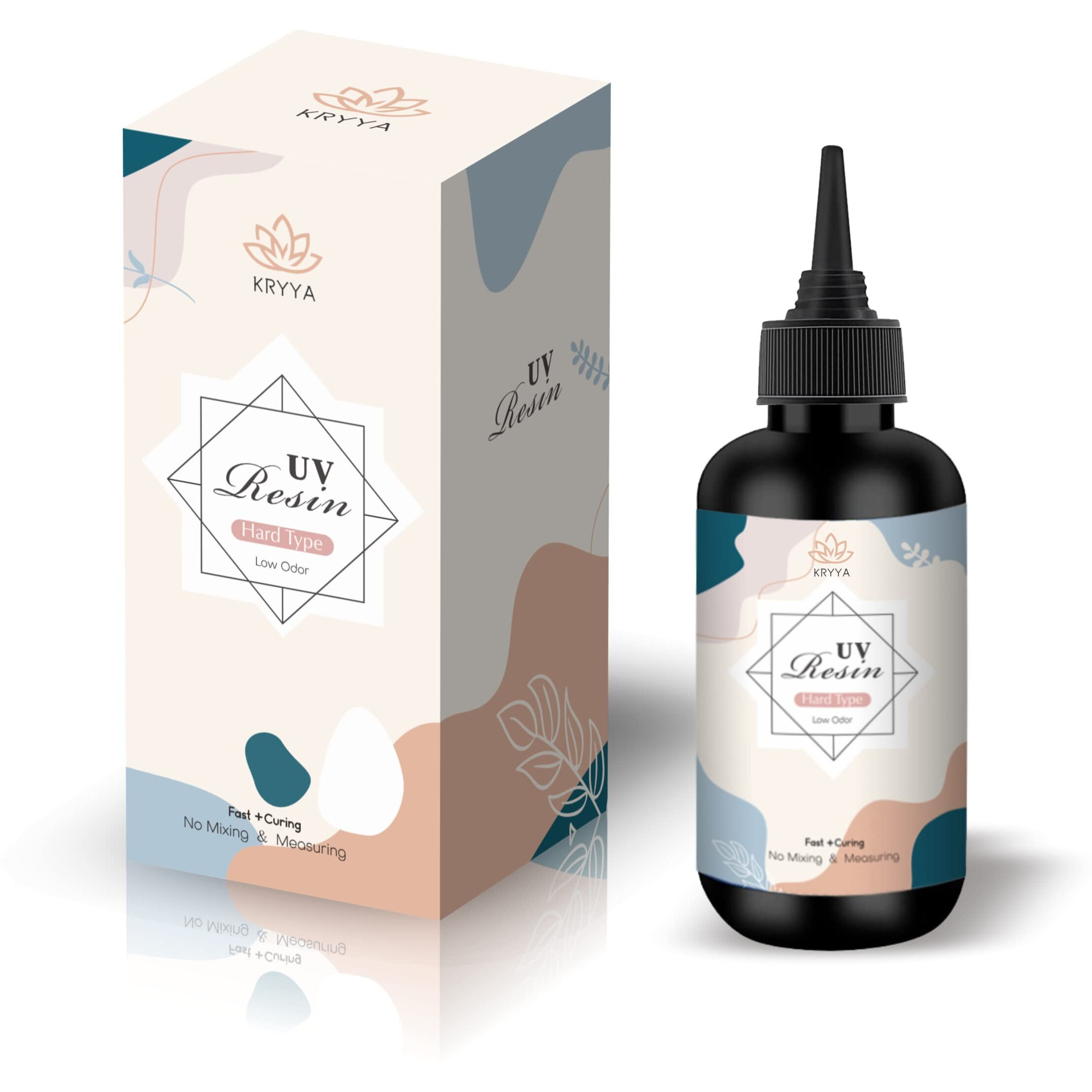 Uv Resin 200G/7Oz Clear Hard Type One Minute Fast Curing Transparent Ultraviolet Curing Uv Resin For Craft Decoration Diy Earring Pendant Seal Jewelry Making