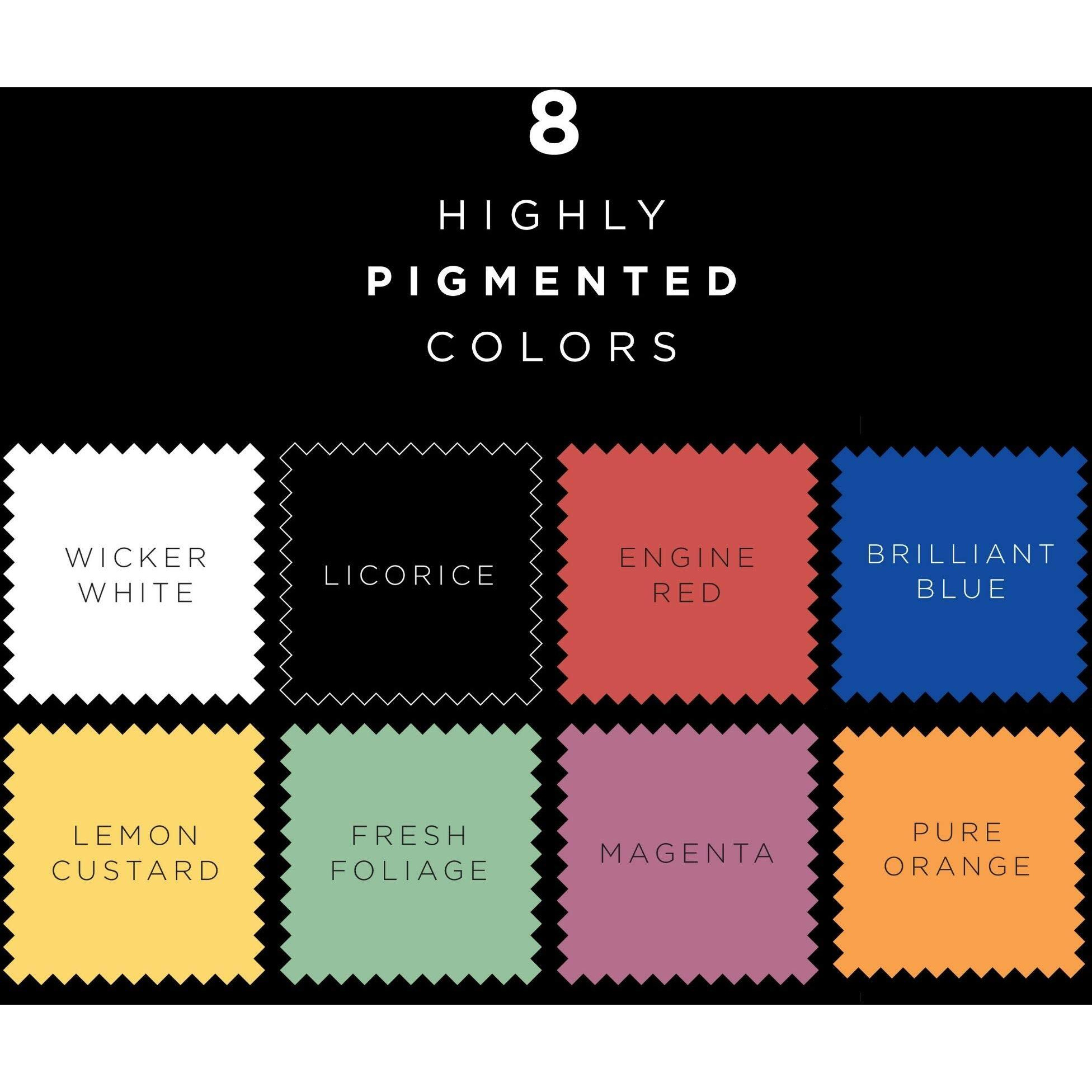 Folkart Brush On Fabric Acrylic Paint Beginner Set (2-Ounce)