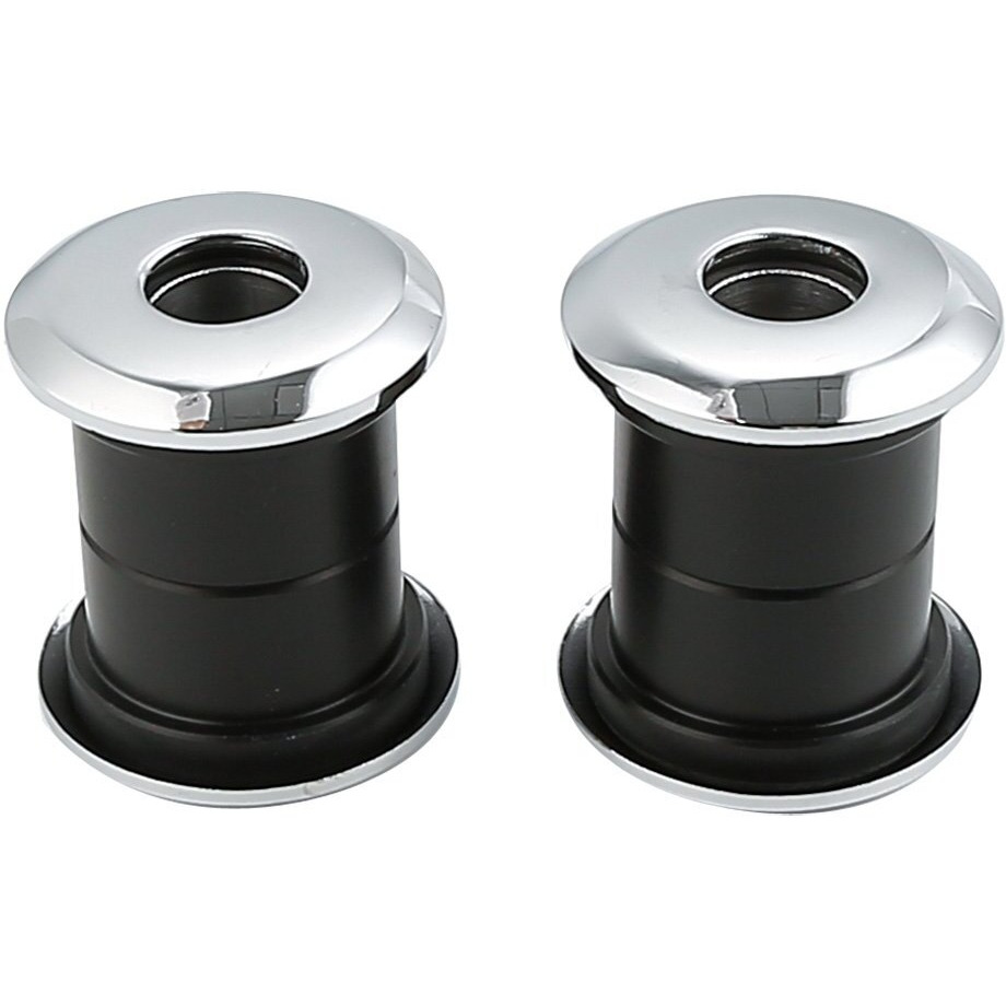 Vpzmt Polyurethane Handlebar Riser Bushings Damper Kit Fits For Harley Davidson Big Twin Dyna 1973-2018  Sportster 1973-2003 (Style-Black)