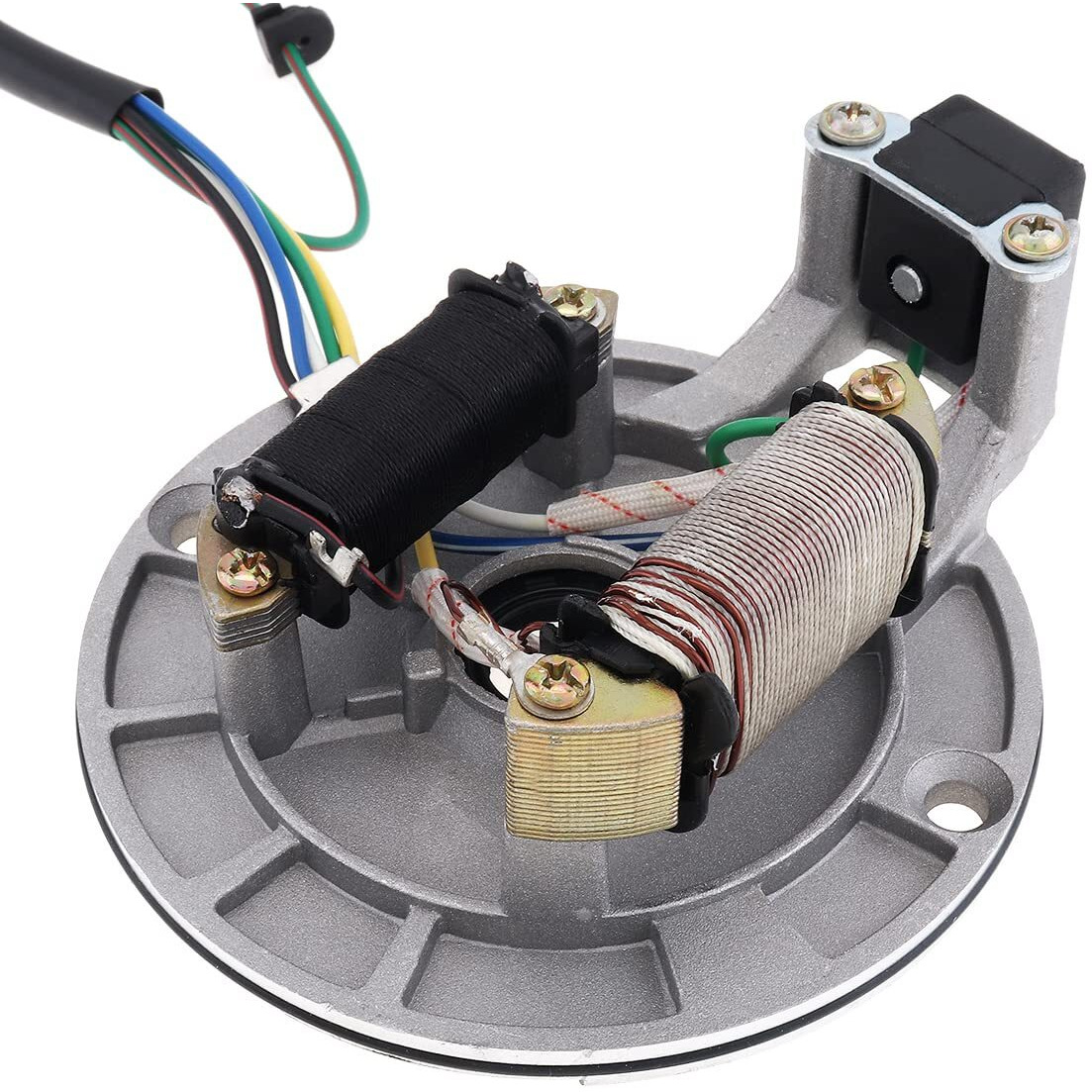 Windance 2 Coil Ignition Magneto Stator Plate For 50Cc 70Cc 90Cc 110Cc 125Cc Chinese Dirt Bike Taotao Kazuma Ssr Baja Atv Quad 4 Wheeler