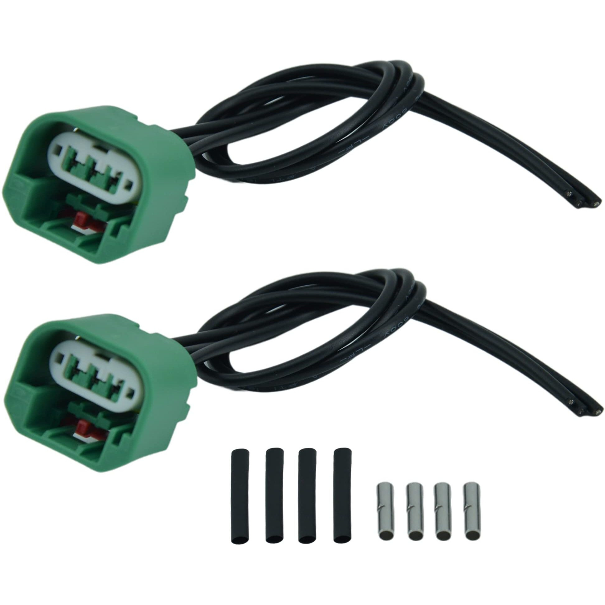 Altbet 2Pcs Headlight Connector Wiring Harness Replace 68064997Aa Compatible With Dodge Chrysler Jeep Headlight Drl Parking Light H13 9008