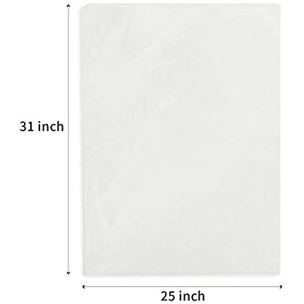 Yotelab Large Cellophane Bags 25X31 Inch 20Pcs Clear Cellophane Wrap For Gift Basket