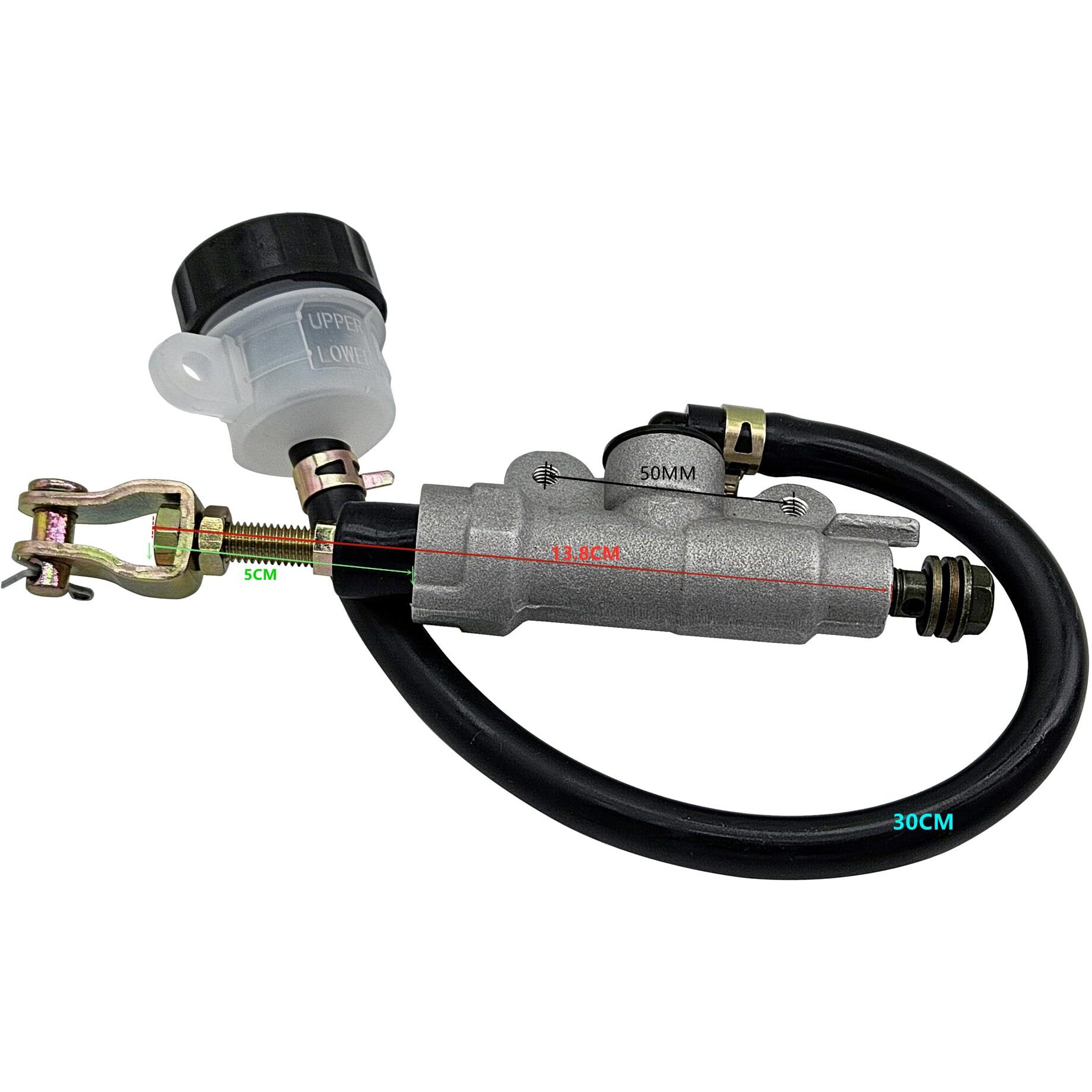 Joygowe Rear Brake Master Cylinder Compatible With Kawasaki Kx 65 80 85 100 125 250 500 Kmx Kdx200 Klx150L Klx 250 250S Ninja Zx10R Z125 Pro