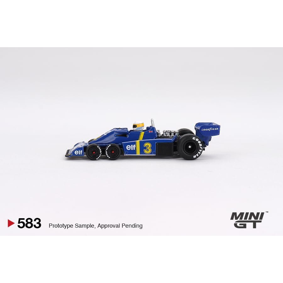 Tyrrell P343 Jody Scheckter F1 Formula One Swedish Gp Winner (1976) Ltd Ed To 2880 Pcs 1/64 Diecast Model Car By True Scale Miniatures Mgt00583