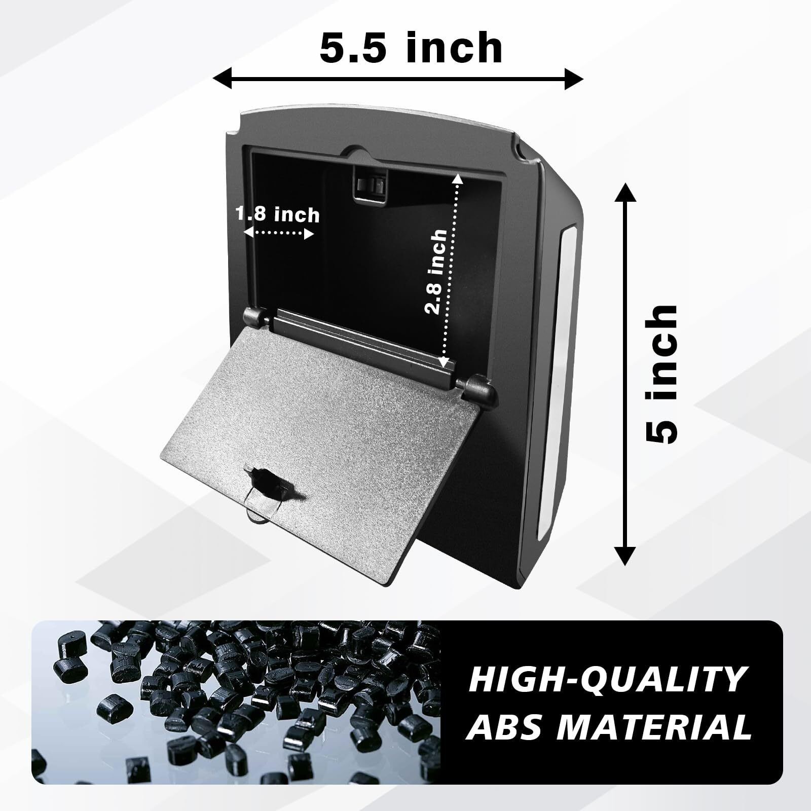 Muslogy For 2023 Sportage Upgraded Armrest Hidden Storage Box Center Console Insert Secret Organizer Compartment Compatible With Kia Sportage 2024 2023 Nq5 Accessories(Upgraded)