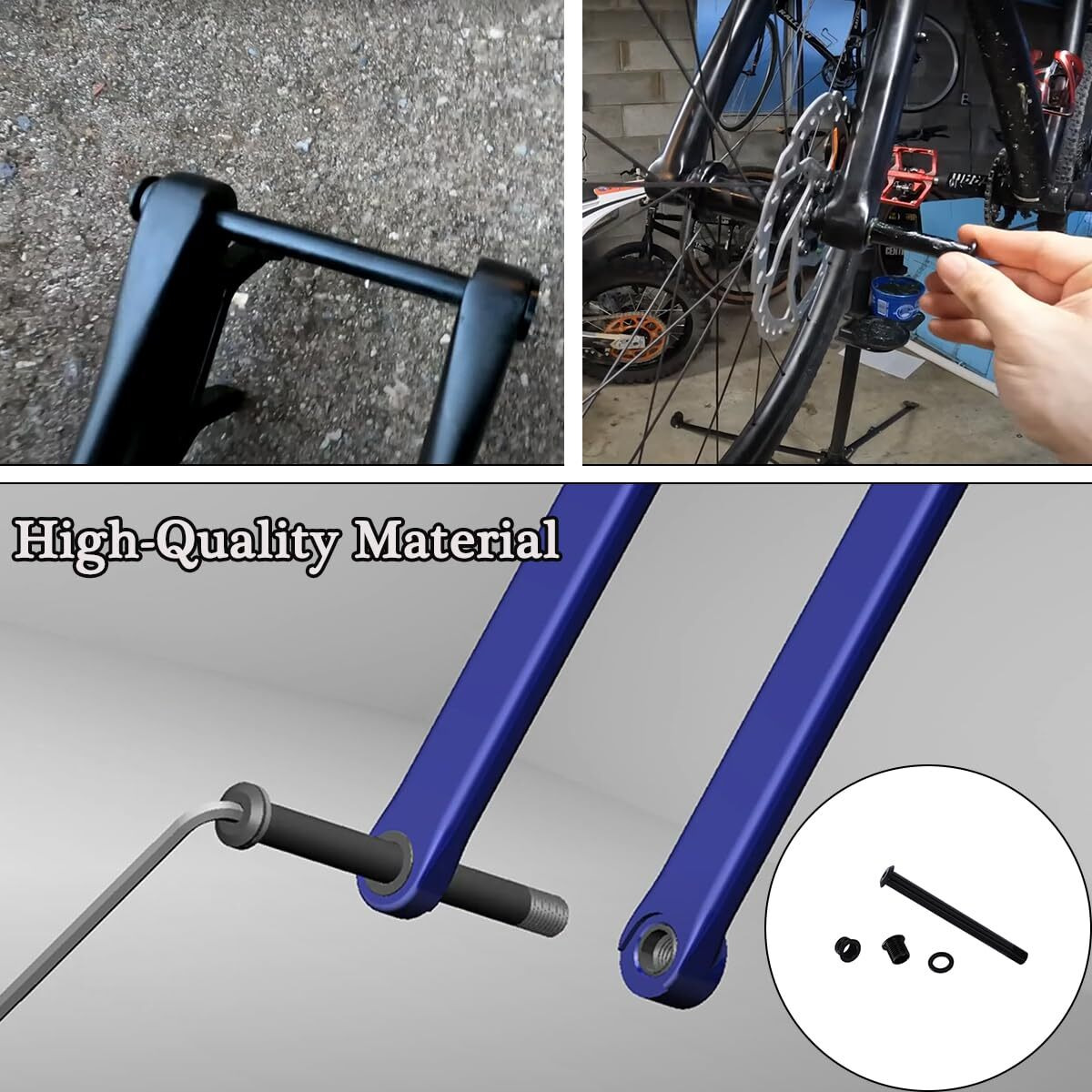 Hqparrts 15Mm To 12Mm Fork Thru Axle Conversion Kit