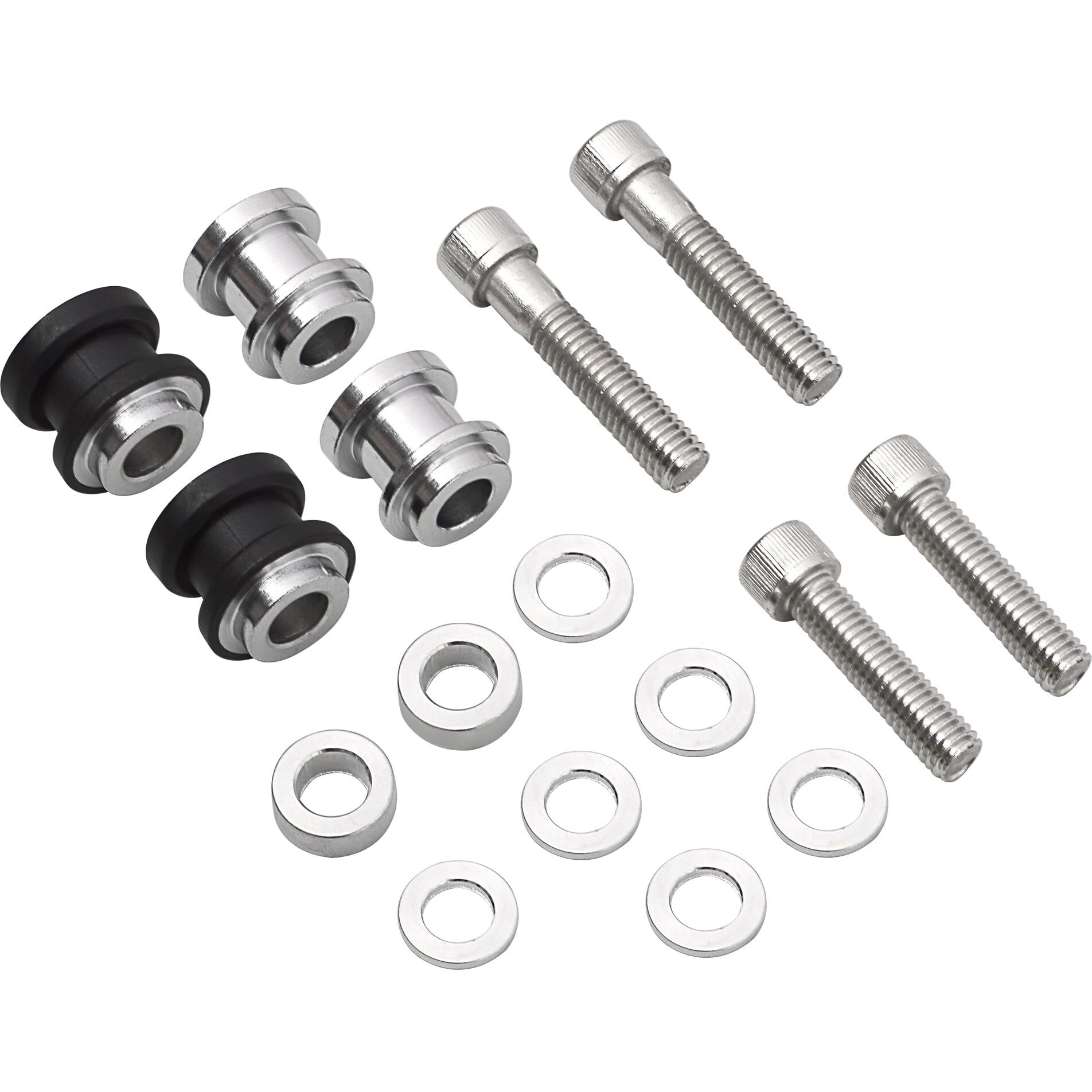 Wowtk Detachables Sissy Bar Luggage Rack Tour Pack Rack Docking Hardware Kit Fits For Harley Softail Flde  Flhc  Flhcs  Flsl  Fxbb And Fxst Models 2018-2024