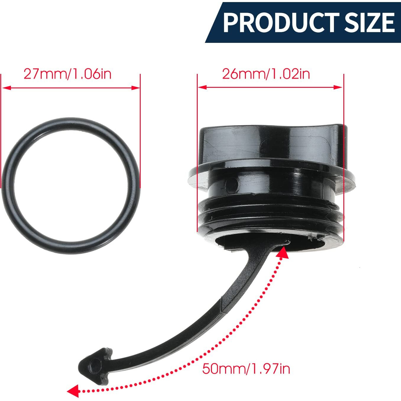 Drain Plug For Seadoo Compatible With Gti Se Limited Rental Gtr Gts Gtx Ltd Rxt Rxtx Spark 300 900 Wake 130 155 260 2009-2021 Replaces 292001352 292001320 292002024  4 Pcs