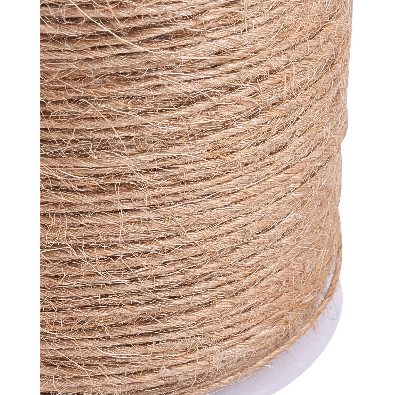 Liqunsweet 100M/328Ft Hemp Cord Hemp Rope String Twine Beading Material 1 Ply For Jewelry Making Diy Craftings Wall Hanging Art Project Home Party Decoration - 1Mm