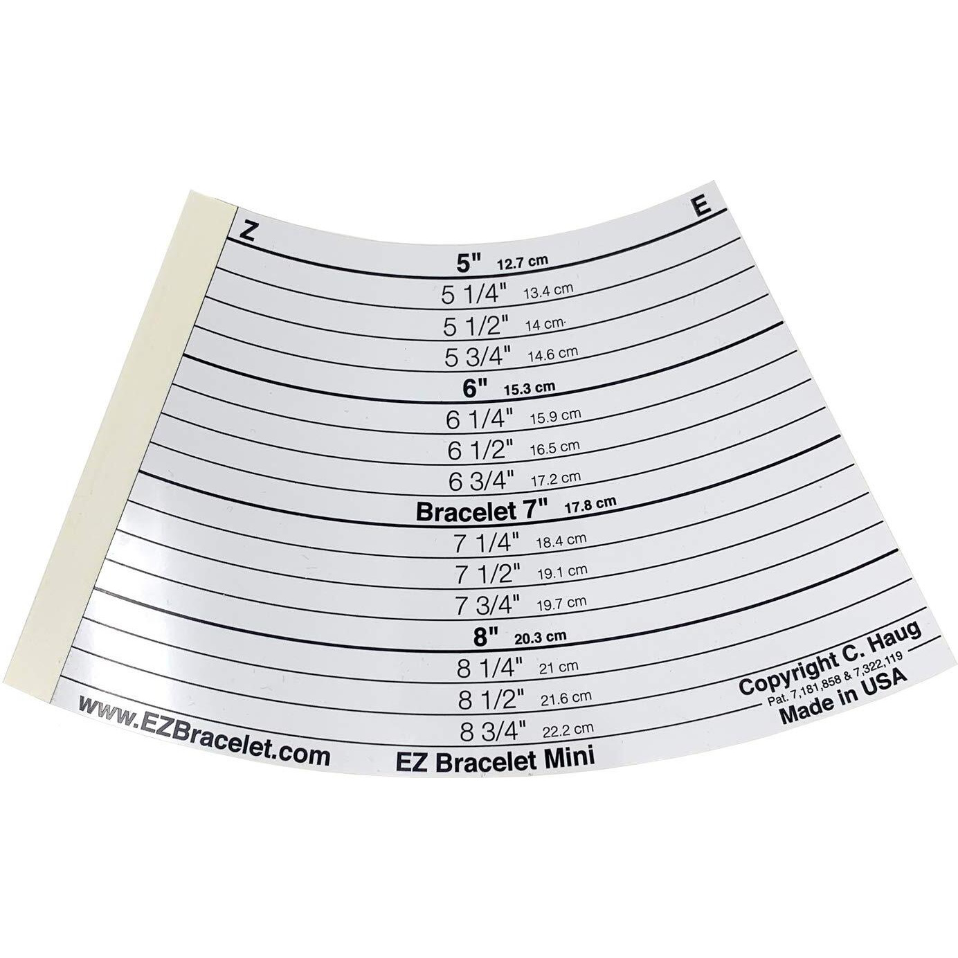 Eurotool Euro Tool Ez Sizer  Bracelet Mandrel  Travel Size | Gau-110.10