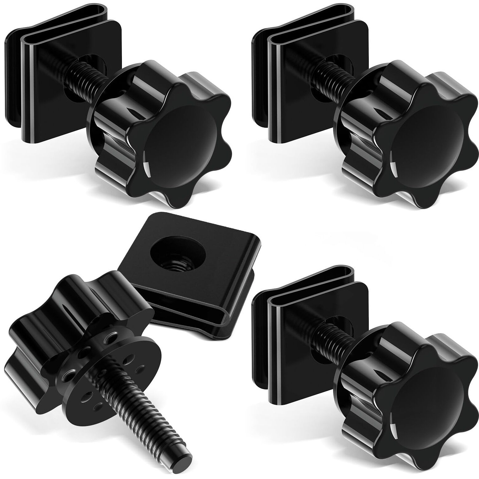 Amazicha Upgraded Theft Deterrent Saddlebag Locks Saddle Bag Bolts Mounting Hardware Fit For 1988-Later Harley Davidson Touring Street Glide  Electra Glide  Road King  Road Glide