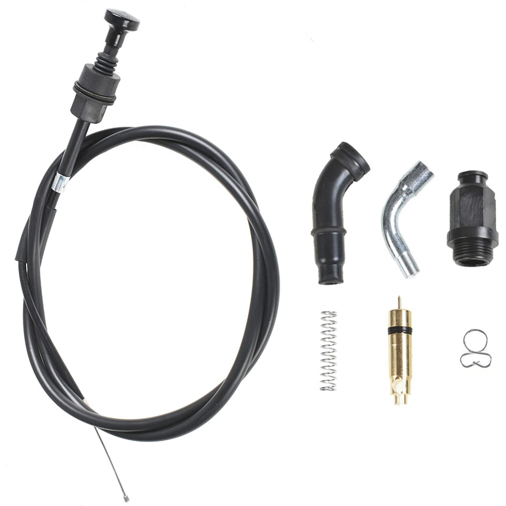 Carburetor Choke Cable & Valve Plunger Kit Replacement For Honda Foreman Rubicon 500 Trx 500 Cable Length 1.27M