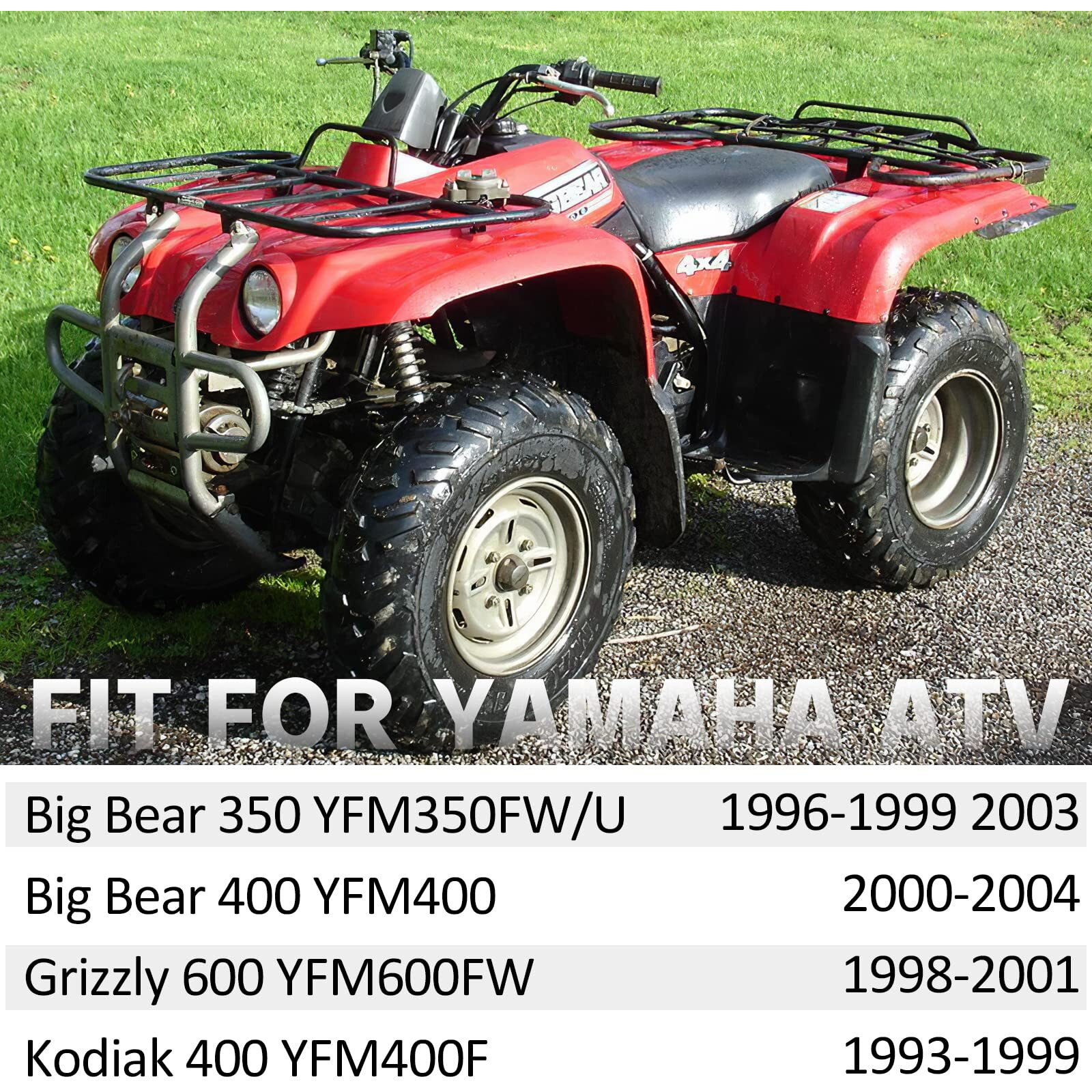 Rear Brake Shoes For Yamaha Big Bear 350 400 Kodiak 400 Grizzly 600 Oem 4Wv-W253E-01-00 5Fu-Wf536-00-00