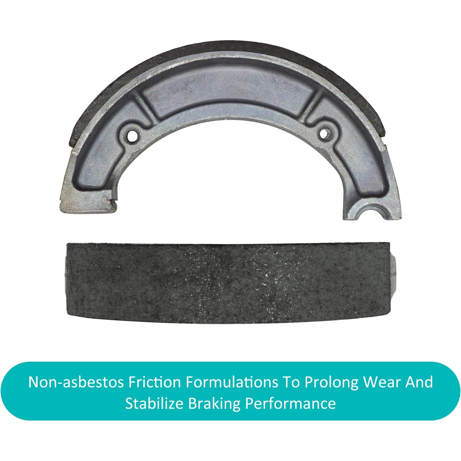 Rear Brake Shoes For Yamaha Big Bear 350 400 Kodiak 400 Grizzly 600 Oem 4Wv-W253E-01-00 5Fu-Wf536-00-00