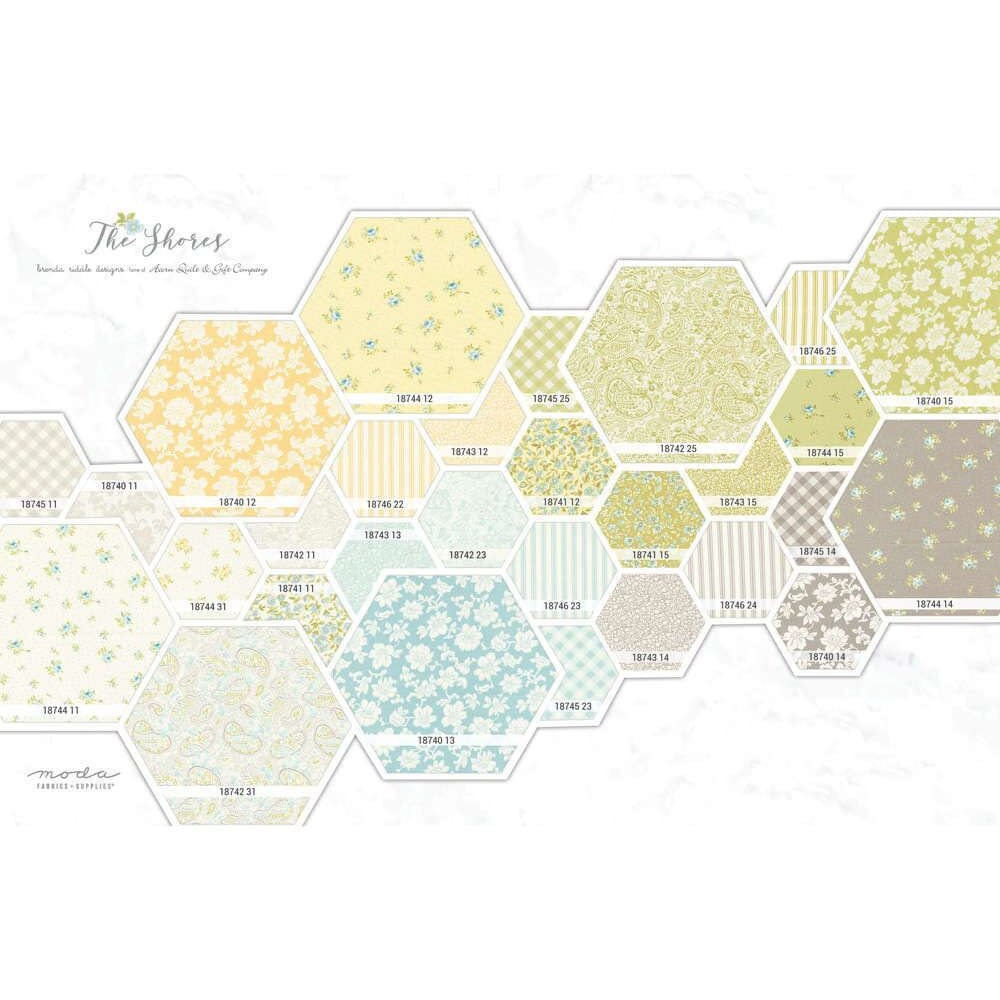 Moda Fabrics The Shores Layer Cake By Brenda Riddle Designs 18740Lc