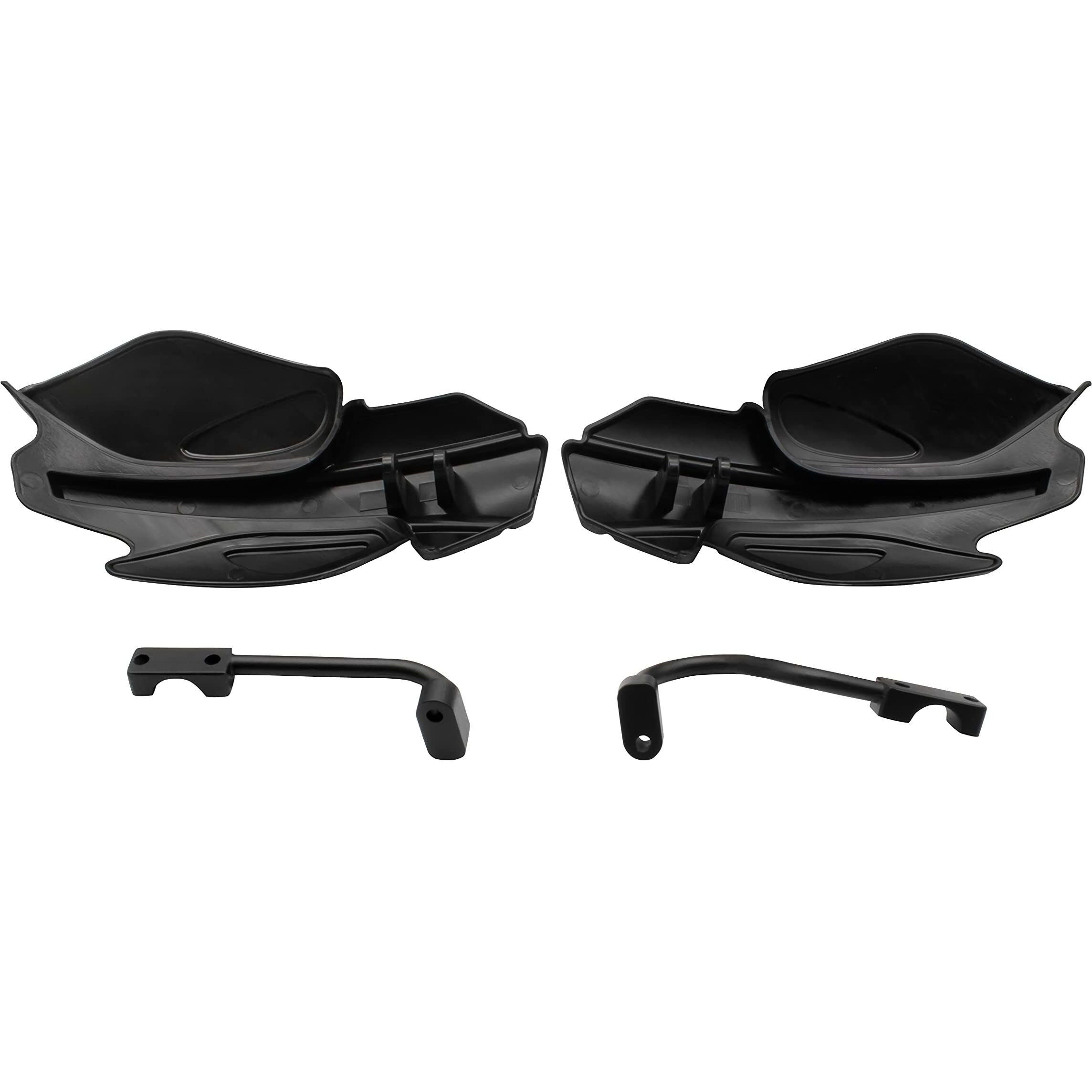 Sautvs Handguards With Mount Brackets Kit For Polaris Sportsman Scrambler 400 450 570 850 Xp 1000 2007-2024 Black Hand Guards Protector Accessories (2Pcs  Replace 2876846  2879380)