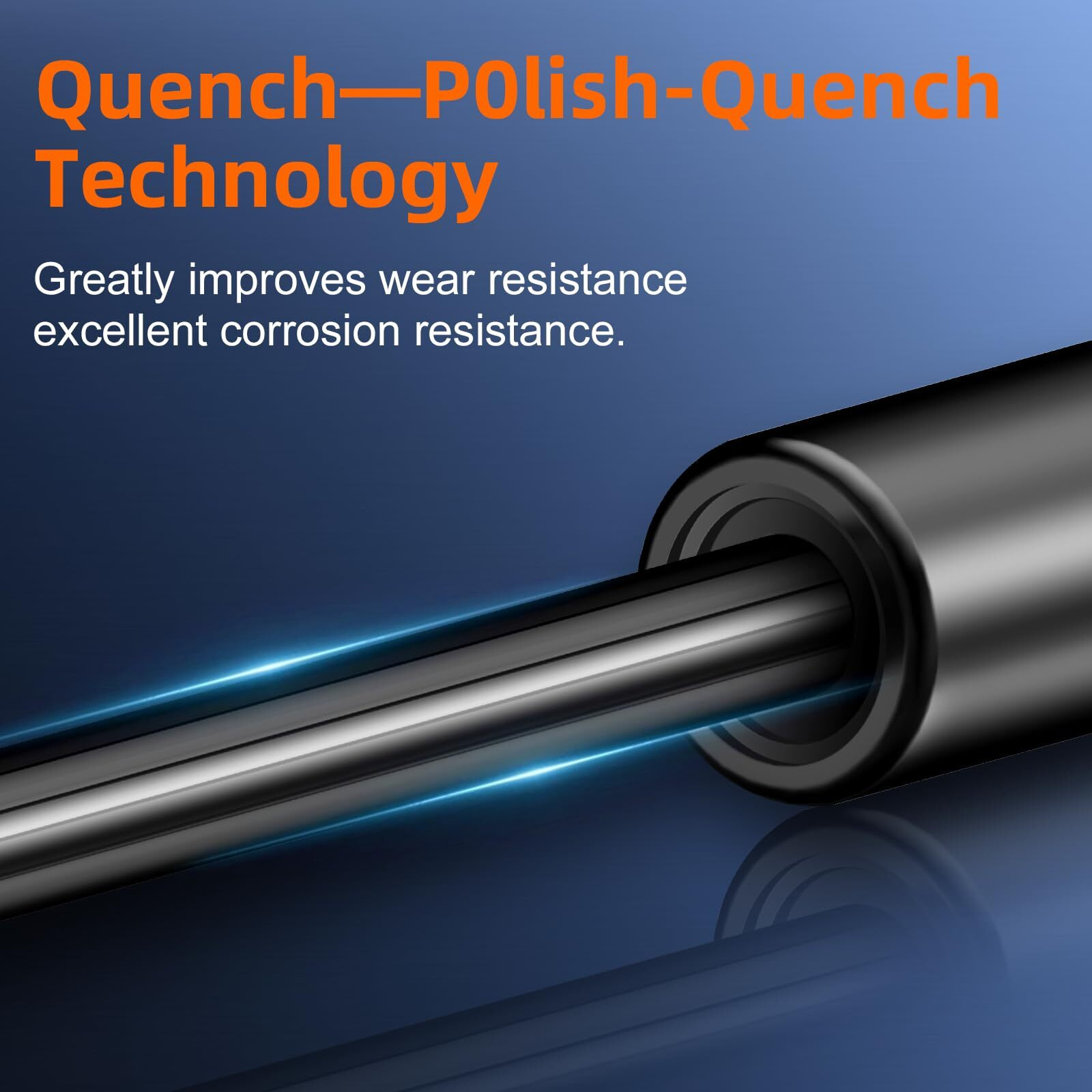 Euplokeer C16-09209 28052 16In 38Lb/169N Gas Shock Strut Lift Support For Leer Are Camper Shell Window  Snugtop Truck Pickup Topper Door Cap Canopy Tool Box Lid  C16-09209 Pack Of 2Pcs