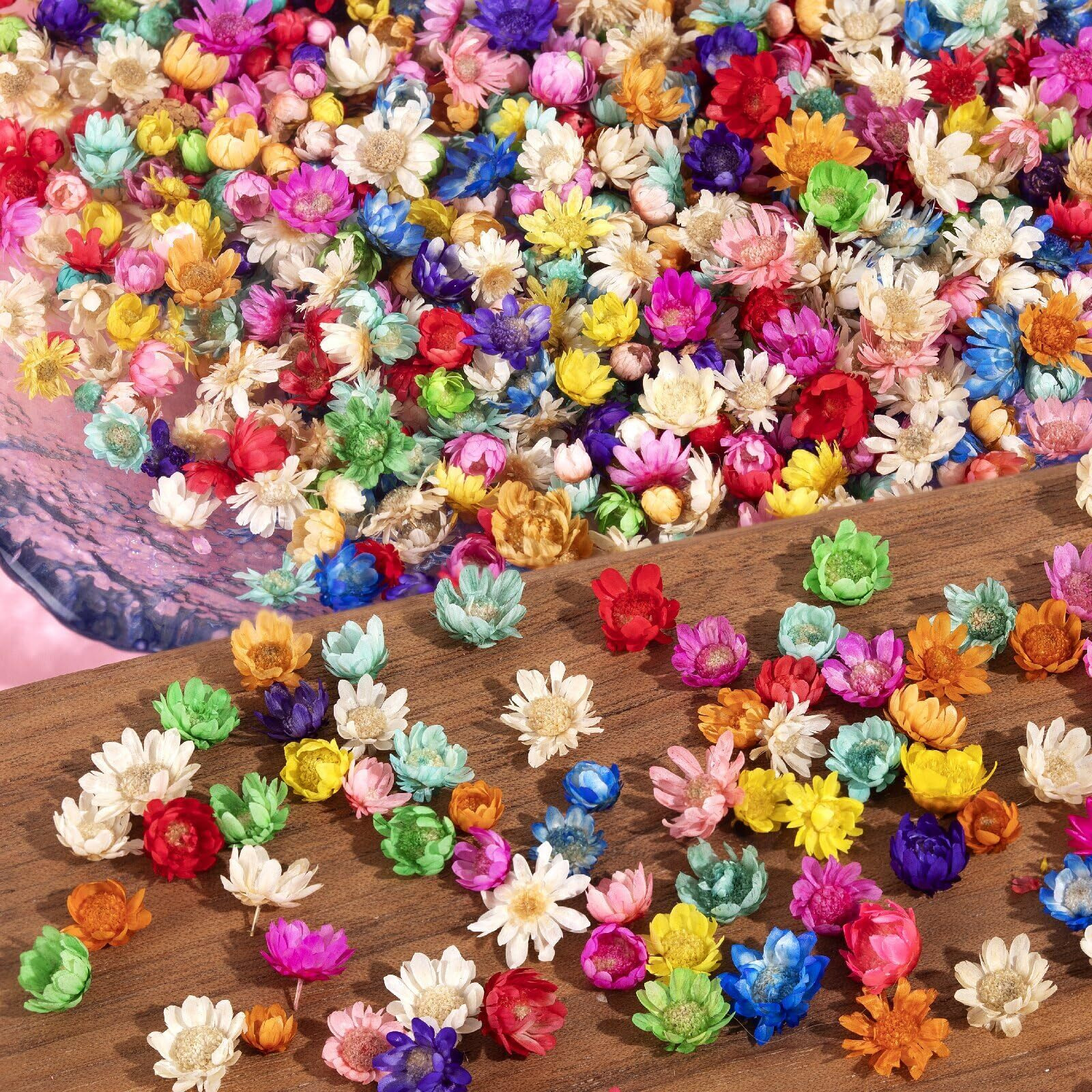 300 Pcs Small Dried Flowers For Crafts - Mini Dried Flowers For Resin  Tiny Natural Real Dried Pressed Flowers Bulk For Diy Jewelry Earrings Epoxy Molds  Candles Soap Making