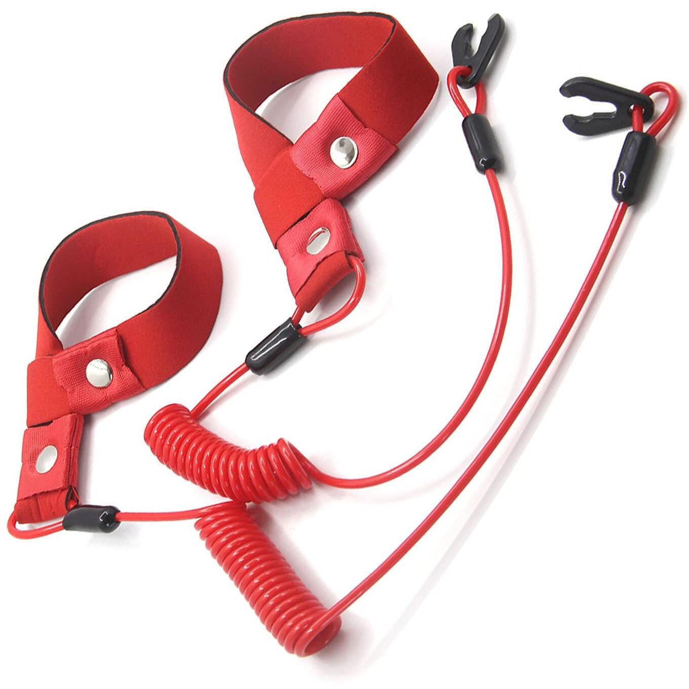 Zookoto 2 Pcs Start Stop Kill Safety Lanyard Fits Handlebar Switch Key Floating Emergency Flameout Rope For Yamaha Jet Ski Waverunner Waveventure Waveraider Wavejammer Waveblaster