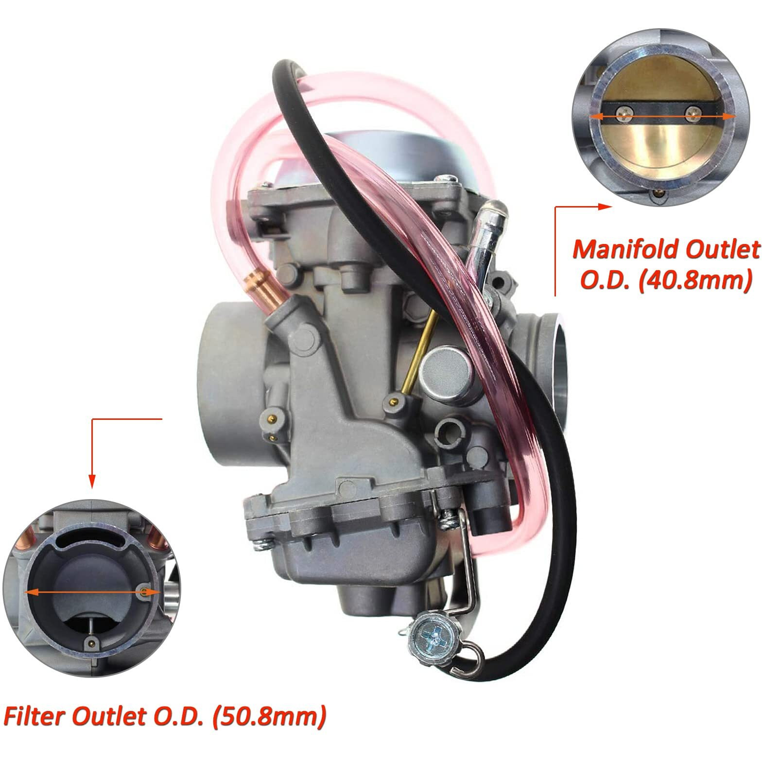 Motorcarb Carburetor For Arctic Cat 250 300 400 500 1998 1999 2000 2001 2X2 2X4 4X4 Atv Carb 0470-352  0470-362