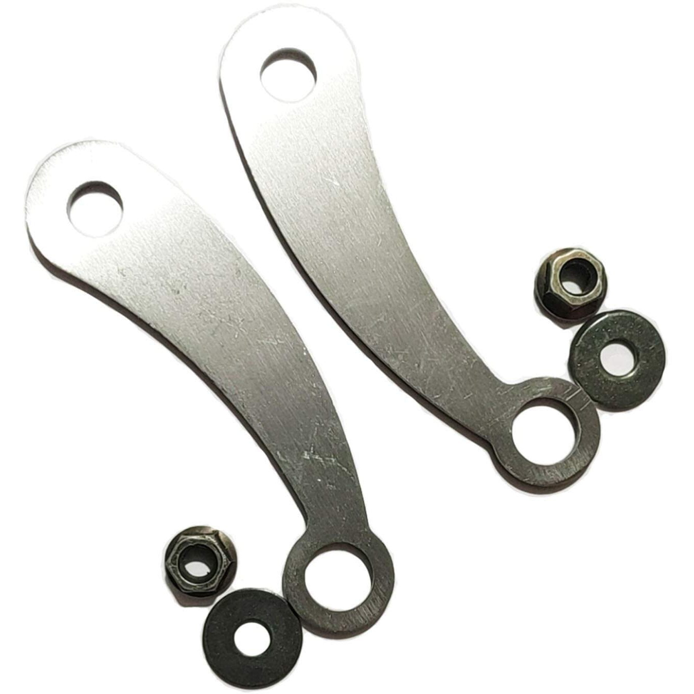 Samdo Universal Motorcycle Speedometer Bracket Stainless Steel 304 Speedometer Mount (2Pcs) With Screw Nuts (1 Pair)