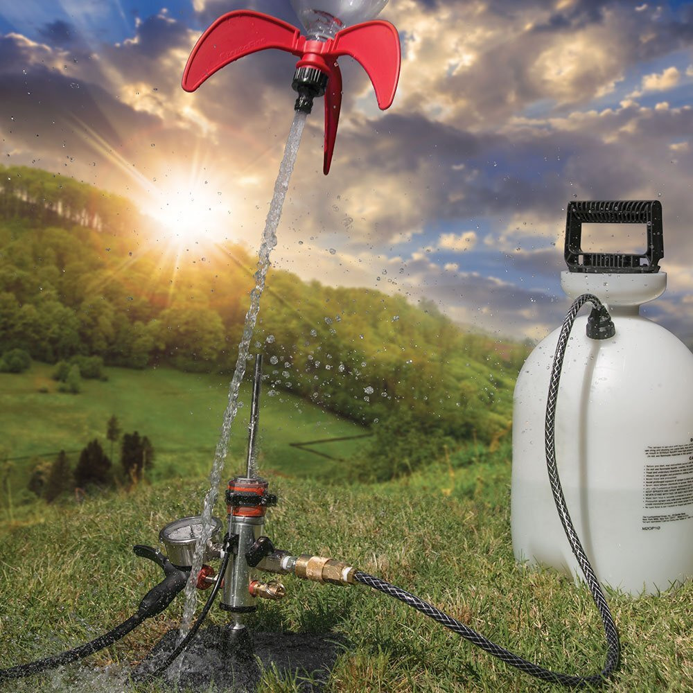 Relationshipware Stratolauncher Iv Ultimate Tilting Water Rocket Launcher + Stratofins Kit