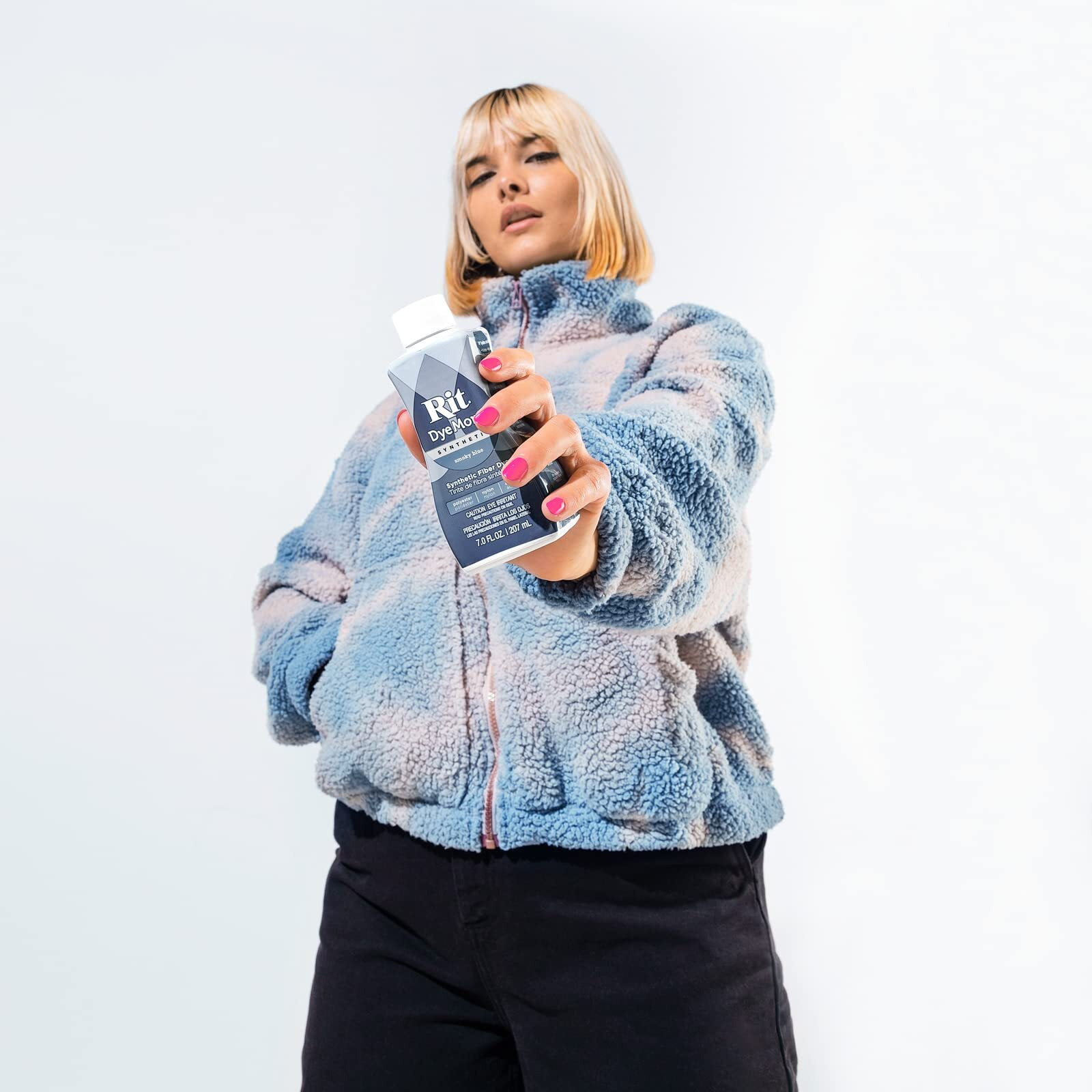 Rit Dye Liquid More Synthetic 7Oz- Smoky Blue