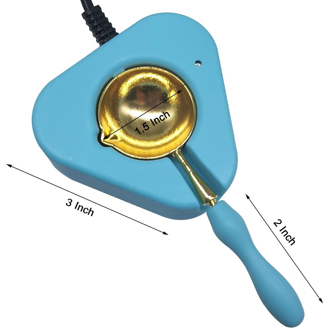 Wax Seal Warmer Wax Seal Kit With Spoon And Tweezers  Great Tool For Melting Wax Seal Sticks Sealing Wax Beads (Electric Wax Seal Warmer)