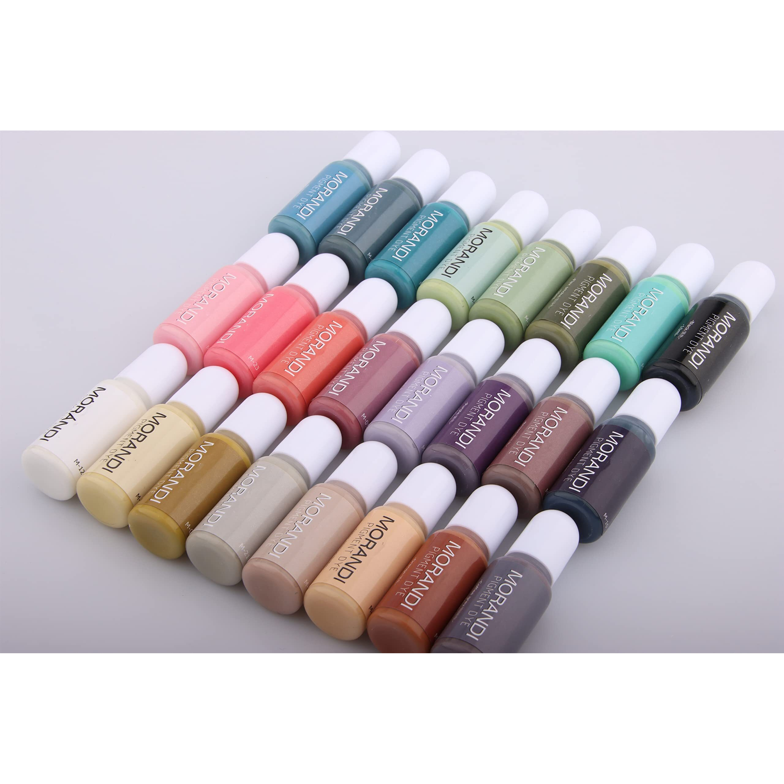 Diycraft Epoxy Resin Pigment  24 Colors Dark Color Resin Morandi Pigment Kit  For Diy Resin Art Jewelry Making  Crafts - Four Seasons 24 Colors